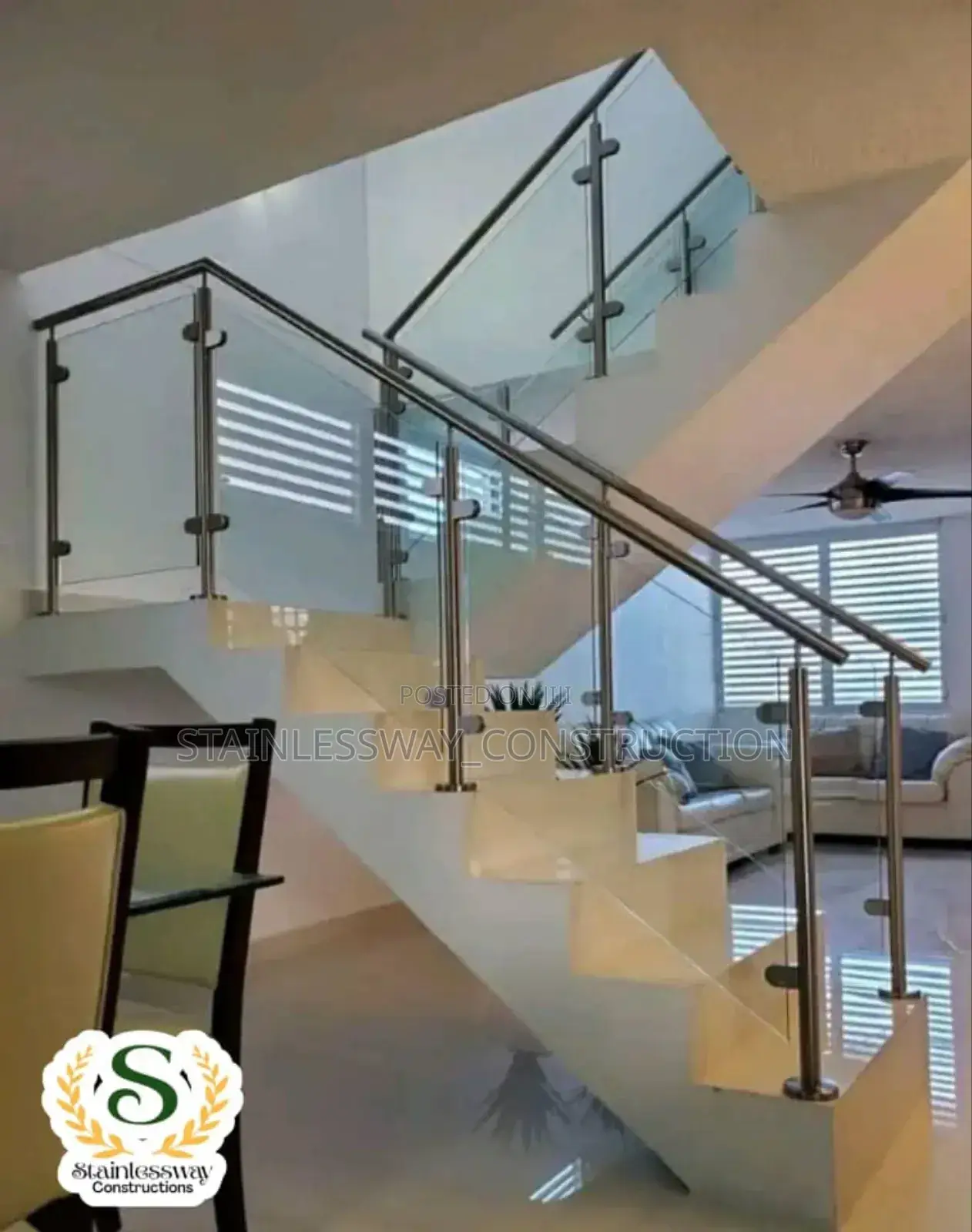 Staircase Glass Handrails 304