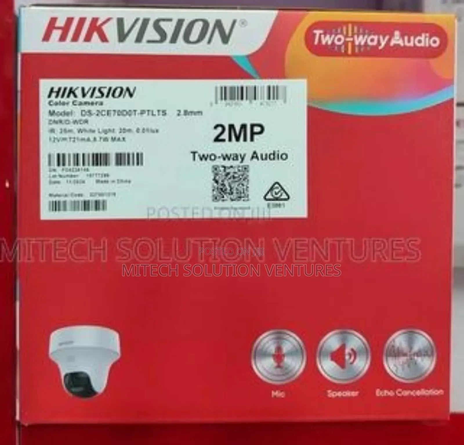 Hikvision 2mp With Two-Way Audio Camera