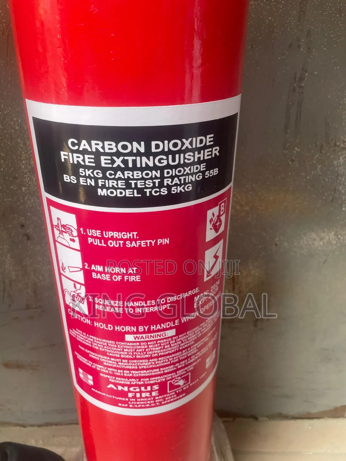 5kg Co2. Fire Extinguisher