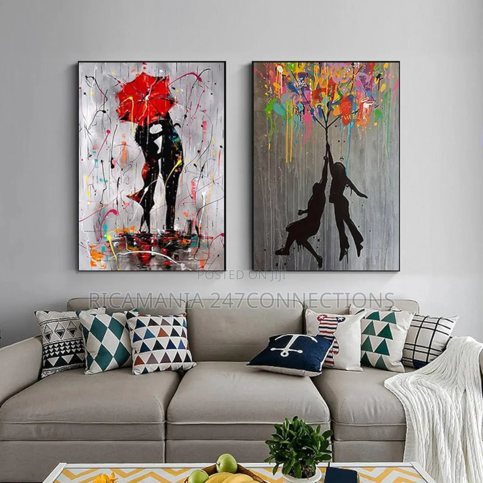 Relaxation Oil Paint Canvas Prints