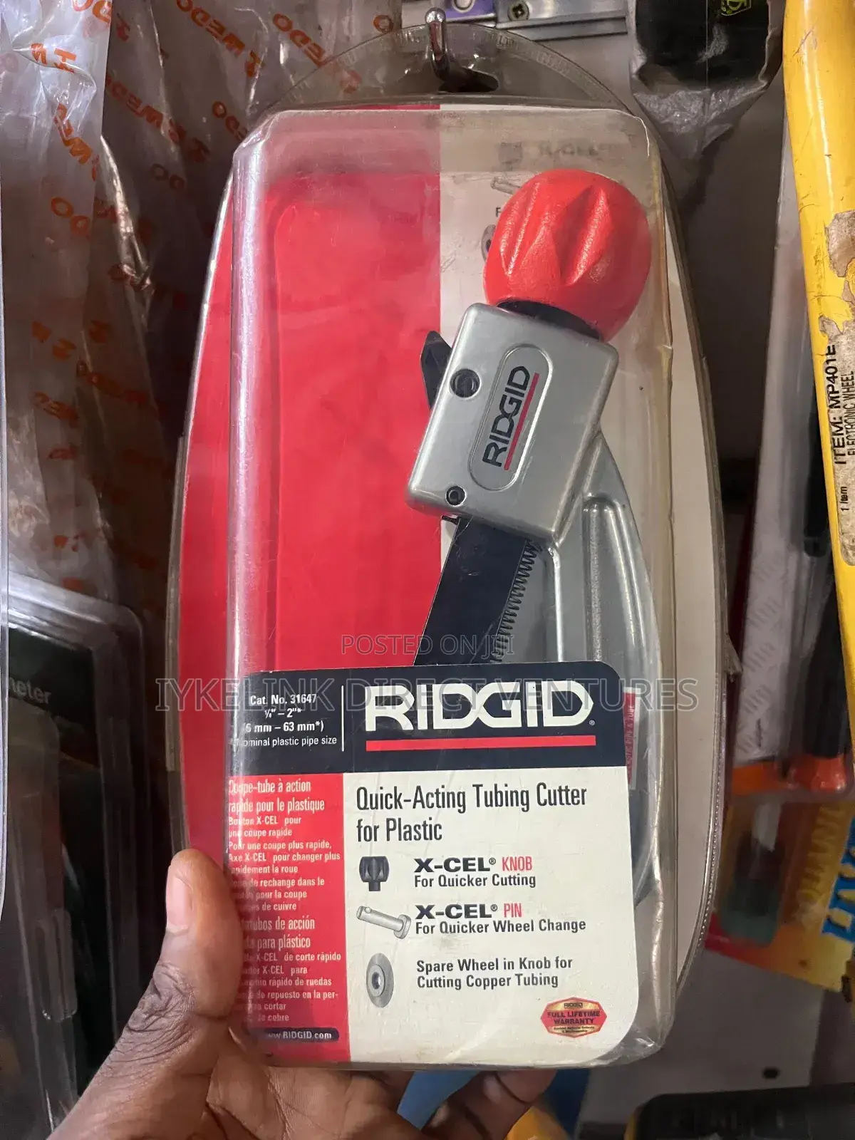 Rigid Tubing Cutter 1/4 To 2" For Plastic