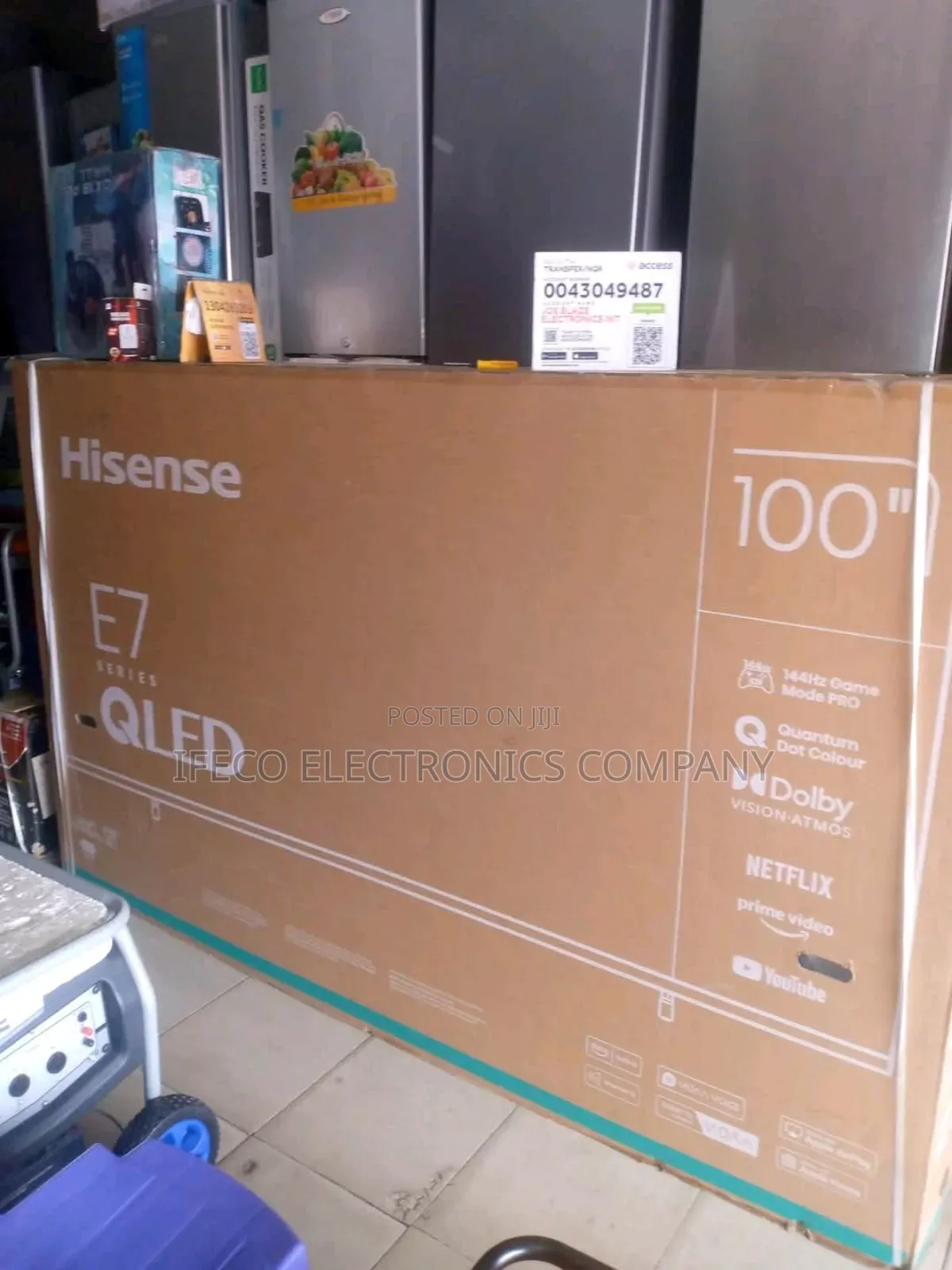 100 Inches Qled Hisense Smart Tv