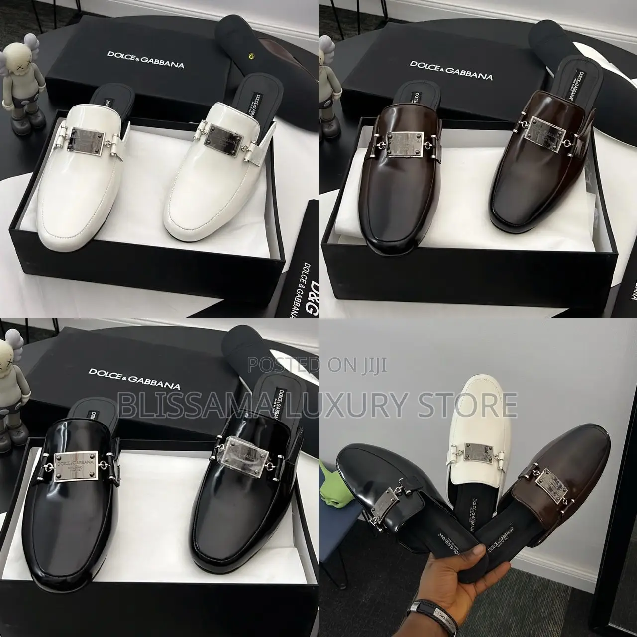 New Dolce & Gabbana Premium Luxury Half Shoes (High Quality