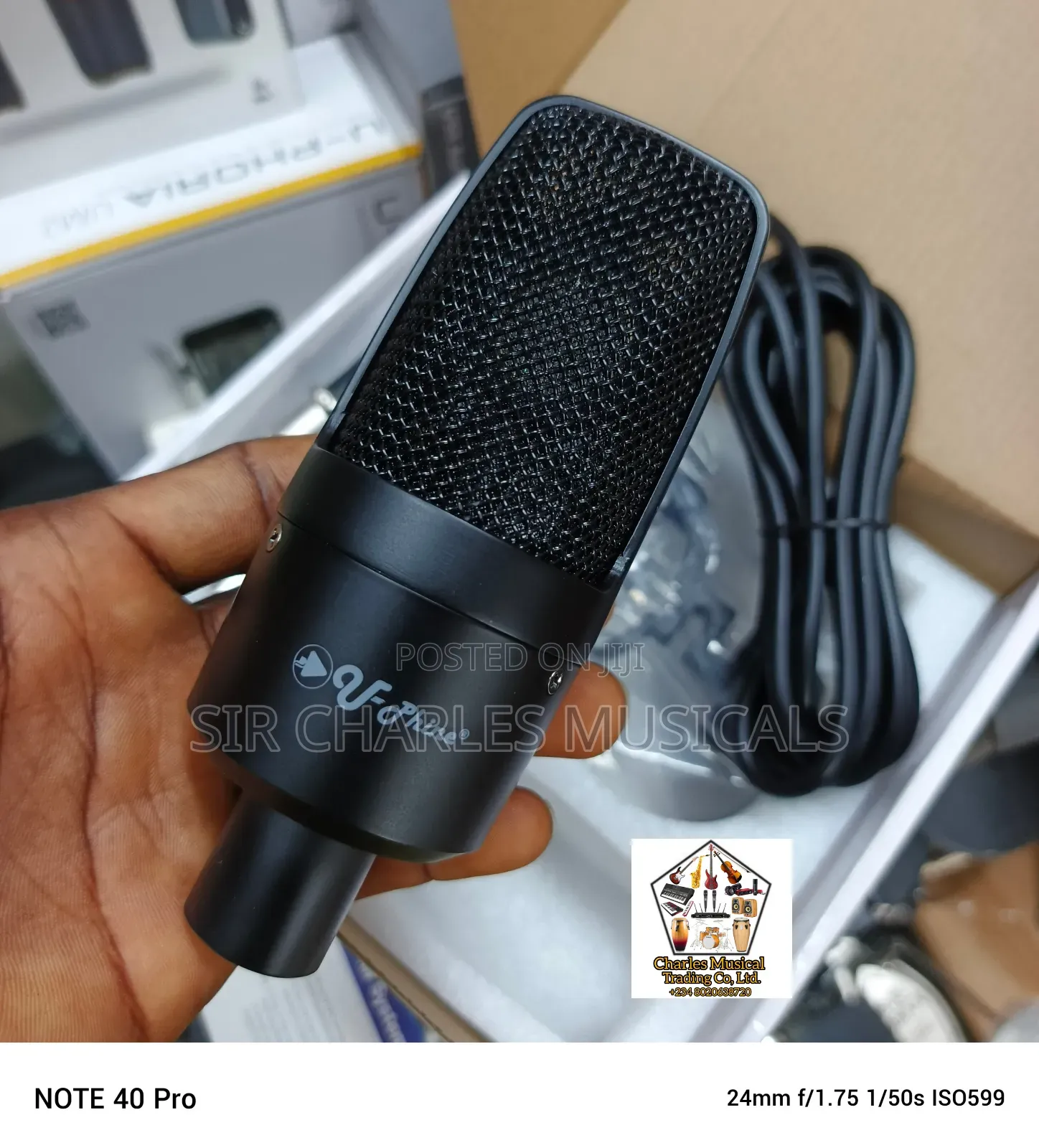 High Quality U-Phine Condenser Studio Mic (Small but Might)