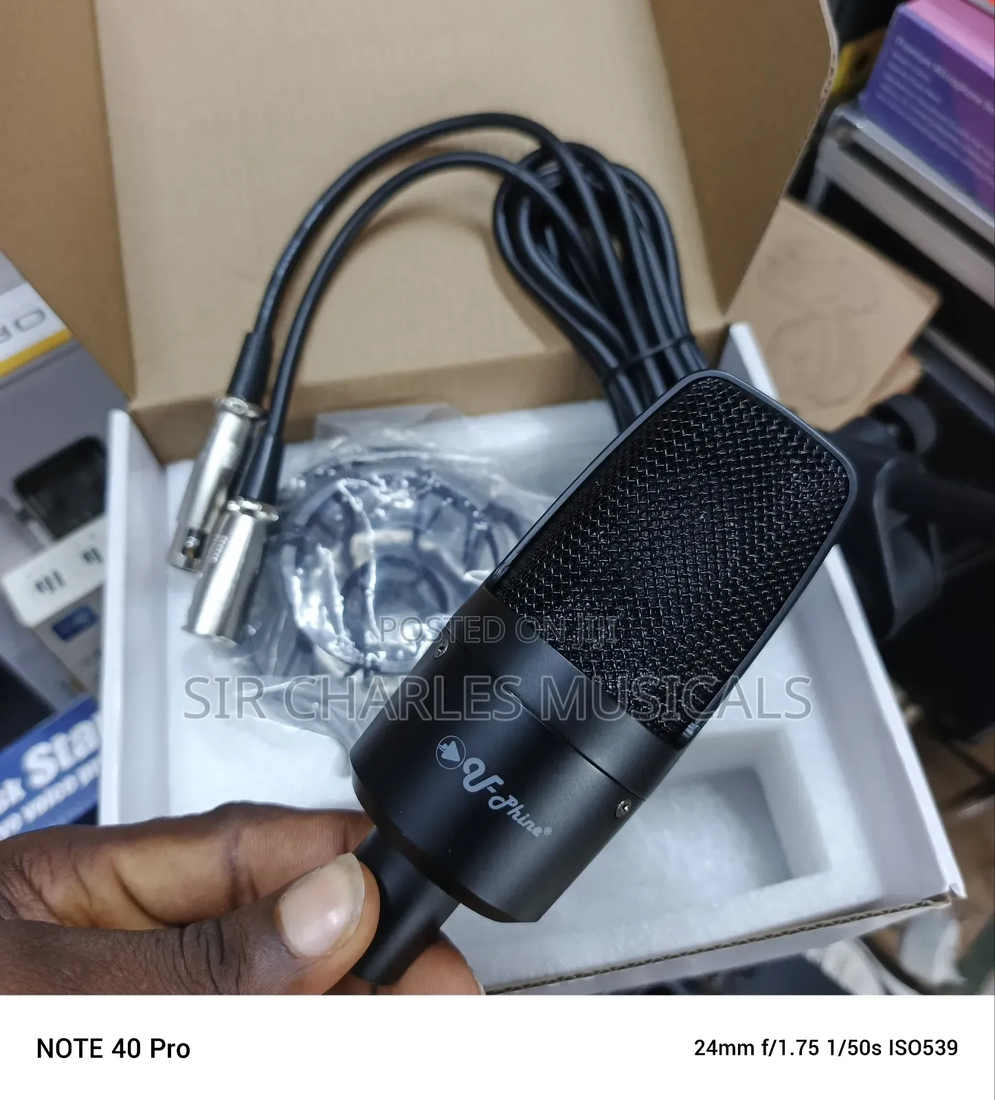 High Quality U-Phine Condenser Studio Mic (Small but Might)
