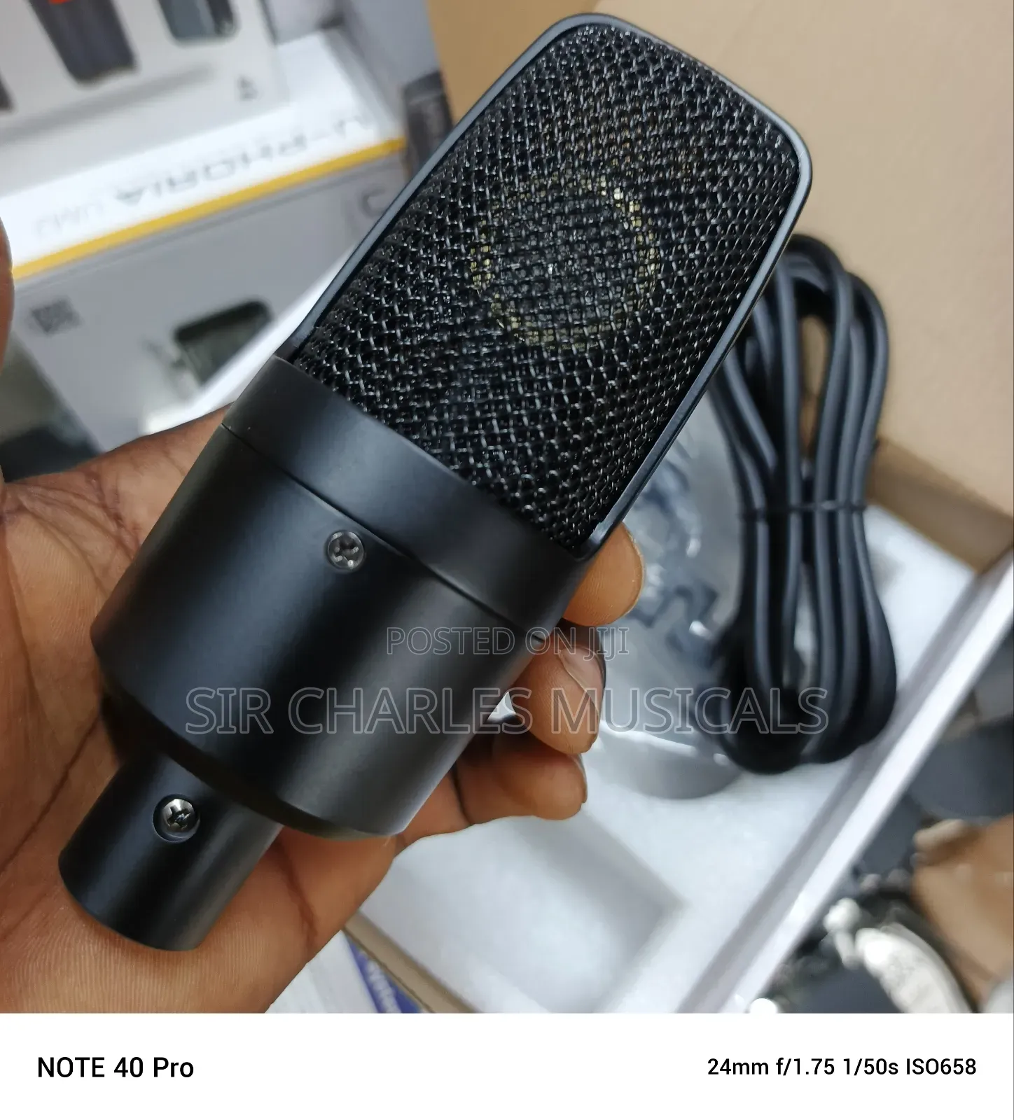 High Quality U-Phine Condenser Studio Mic (Small but Might)