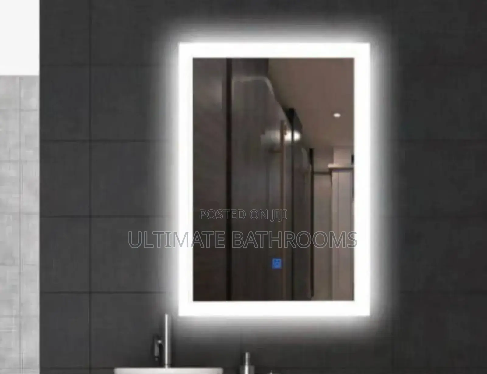 700x500mm Edged Full Light Bathroom Mirror