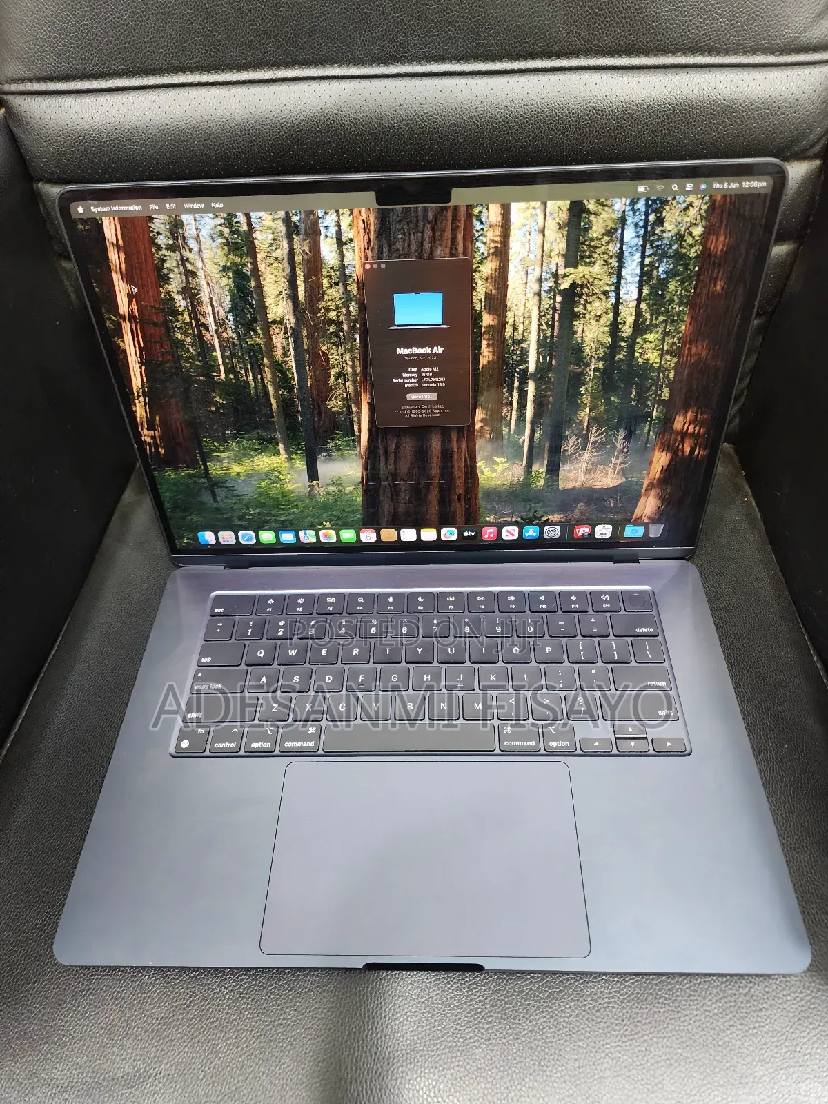 Laptop Apple MacBook Air 2023 M2 16GB Apple M2 SSD 256GB