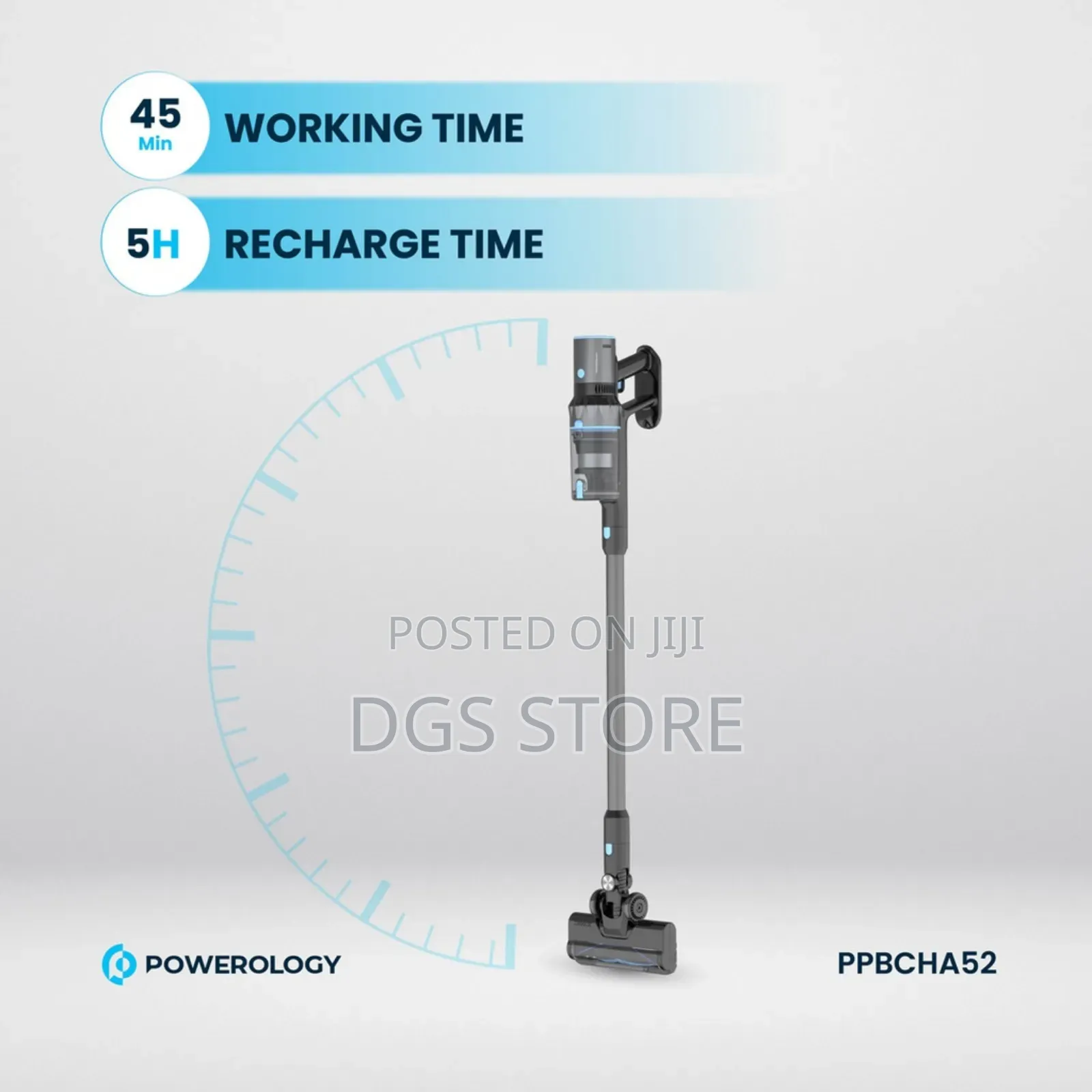 Powerology Pp053 Cordless Stick Vacuum