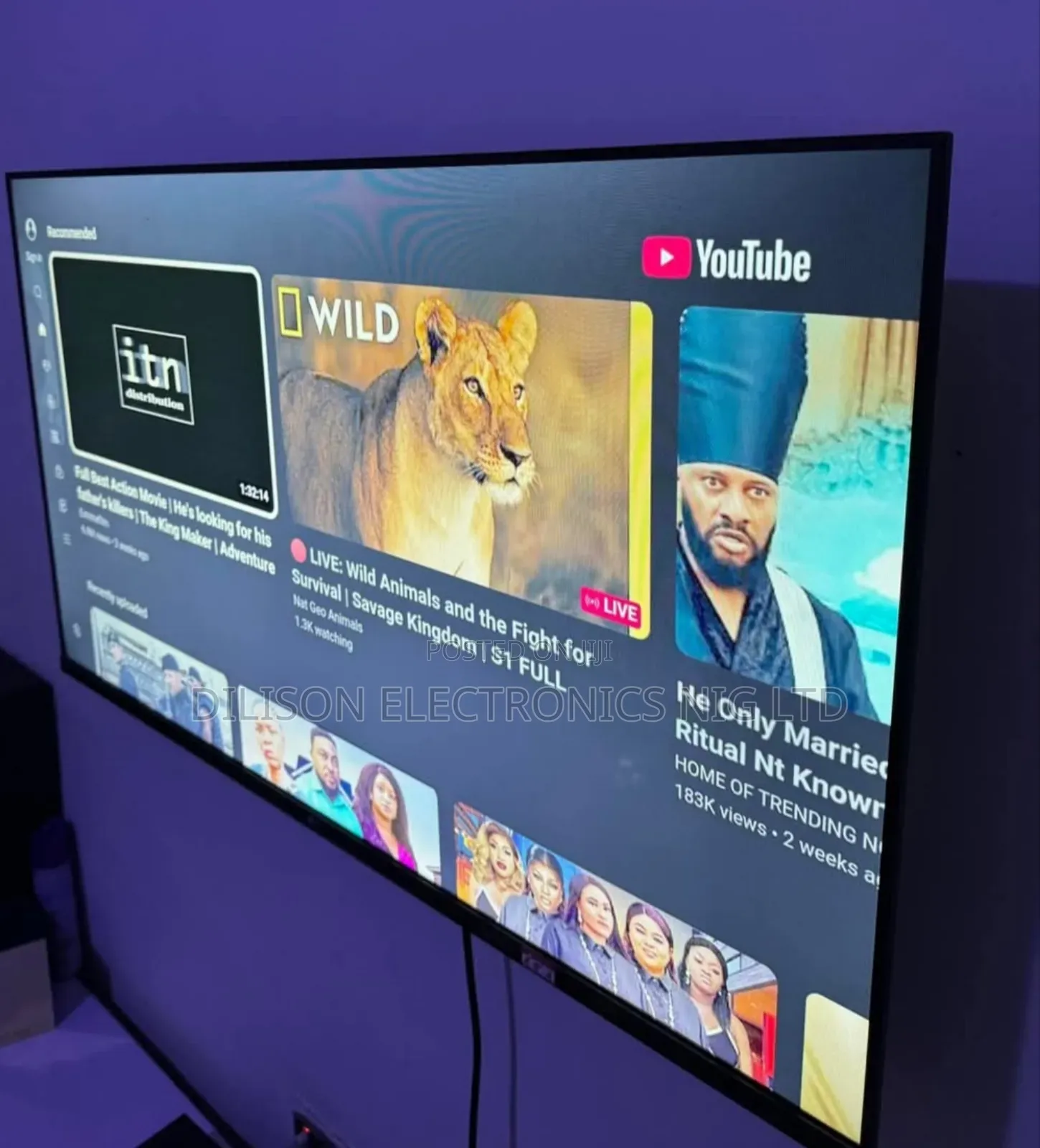 High Quality Lg 65" High Definition Smart Tv