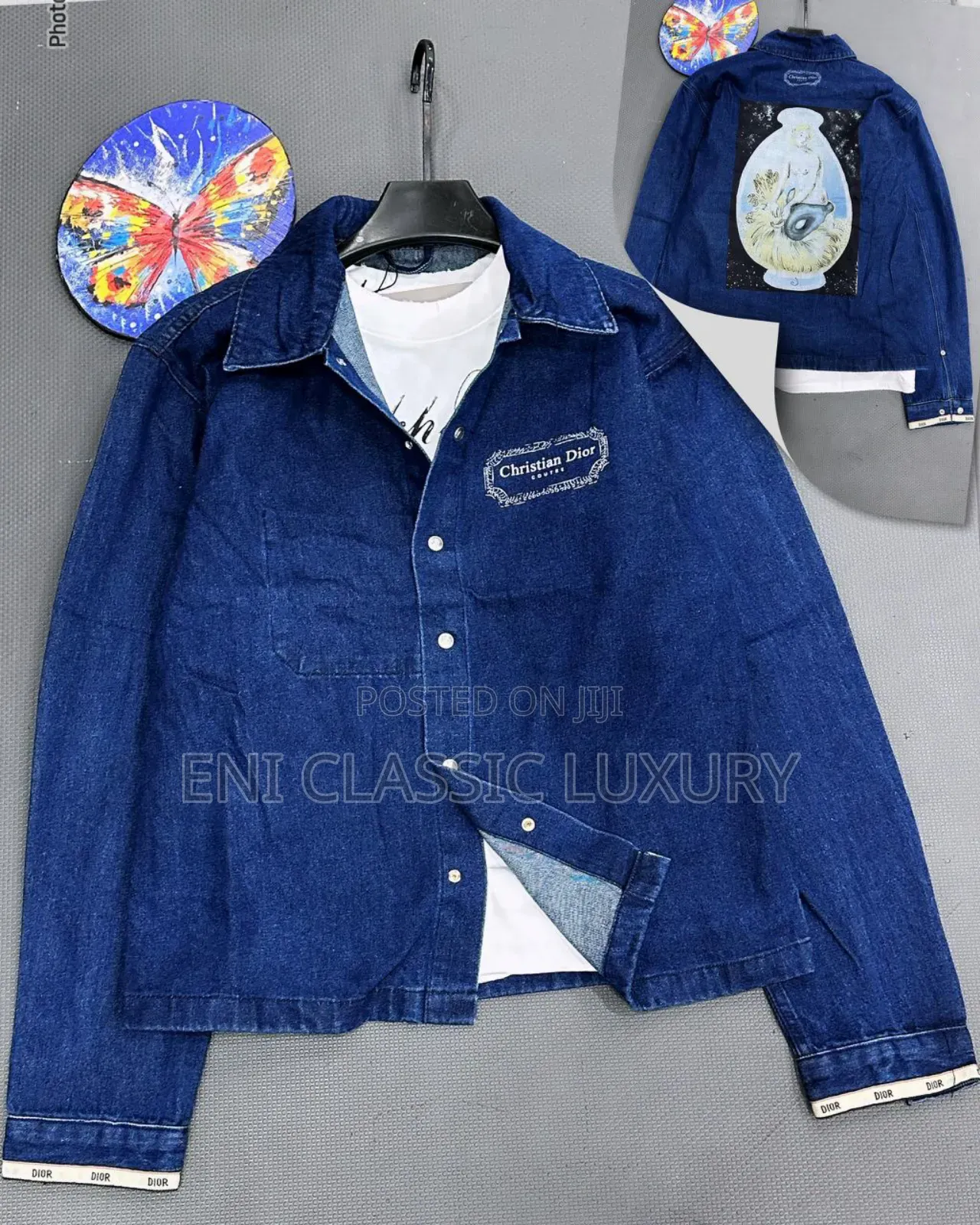 Classic Men's Luxury Jeans Jacket 🧥 Louis Vuitton Well