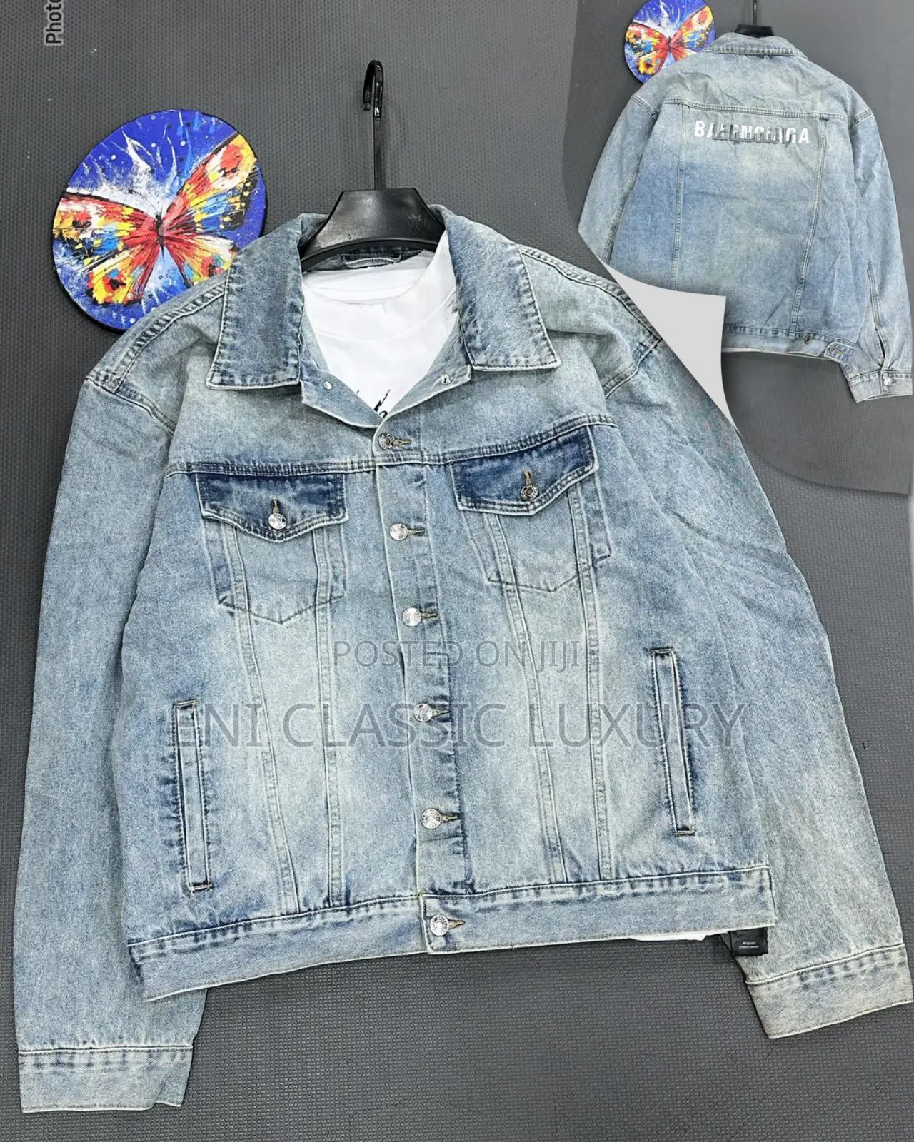 Classic Men's Luxury Jeans Jacket 🧥 Louis Vuitton Well