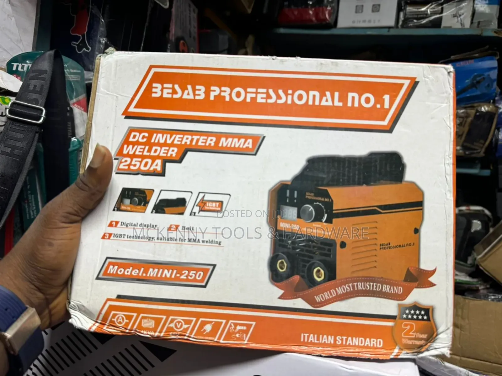 Be and Decker Professional No.1 Inverter Mma Welder 250a
