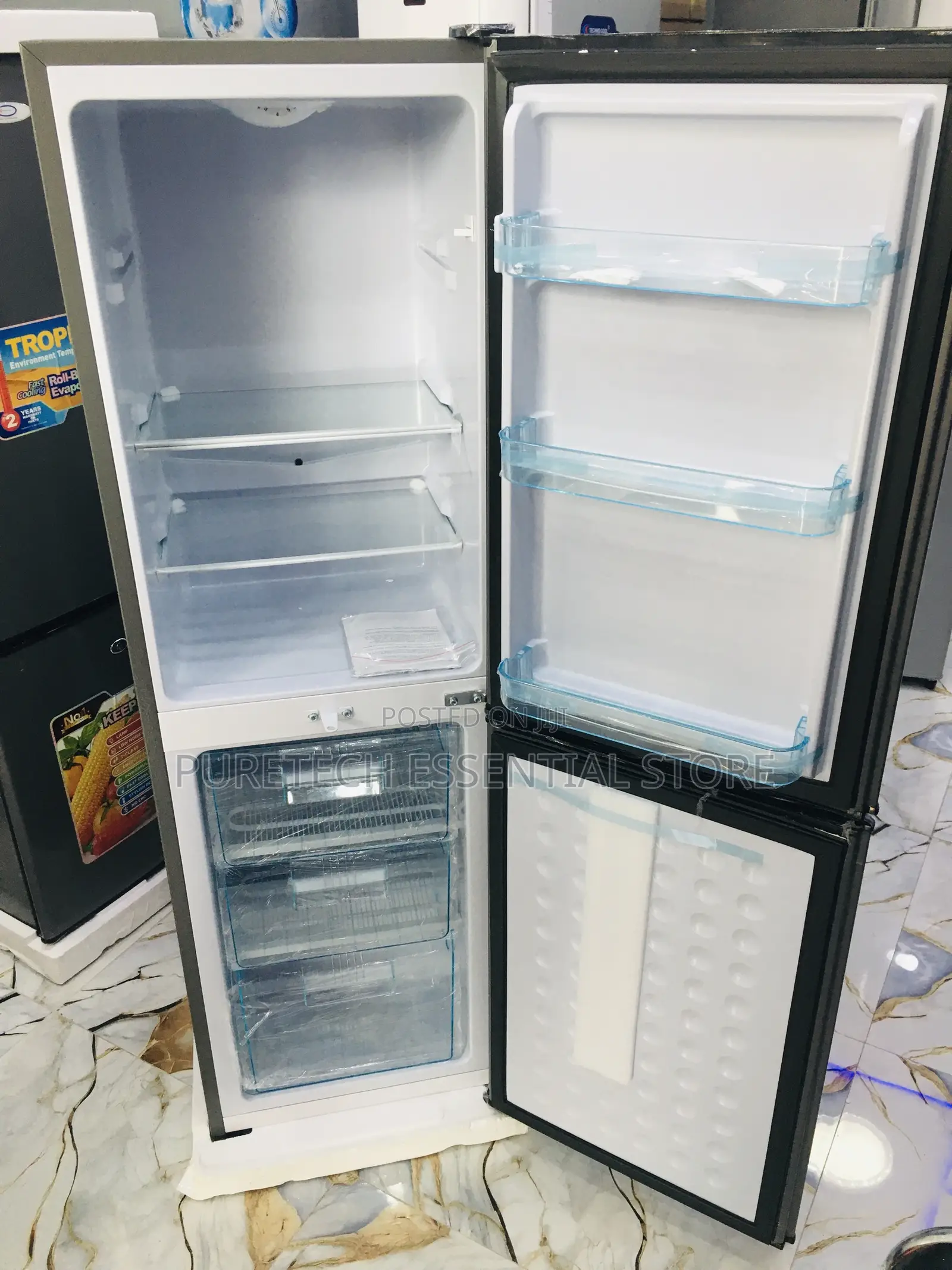 New Tecknocool Bottom Freezer 150liters