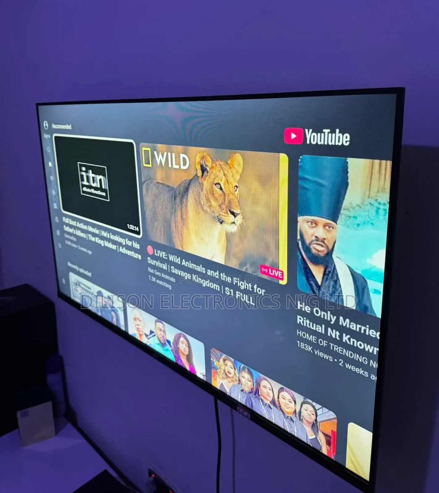 Lg 65" 2025 Model Smart Television With Internet Blue 