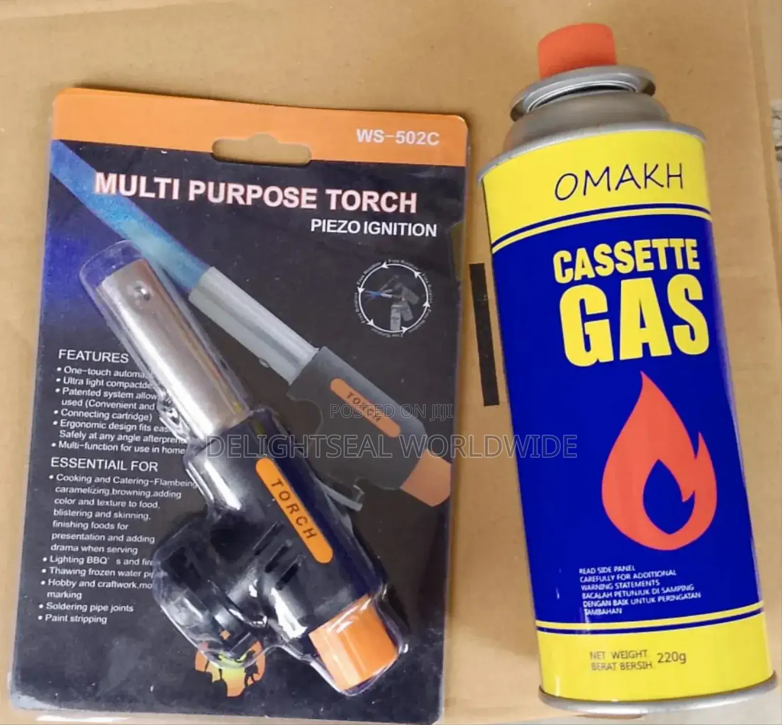 Flame Gun With Gas Can