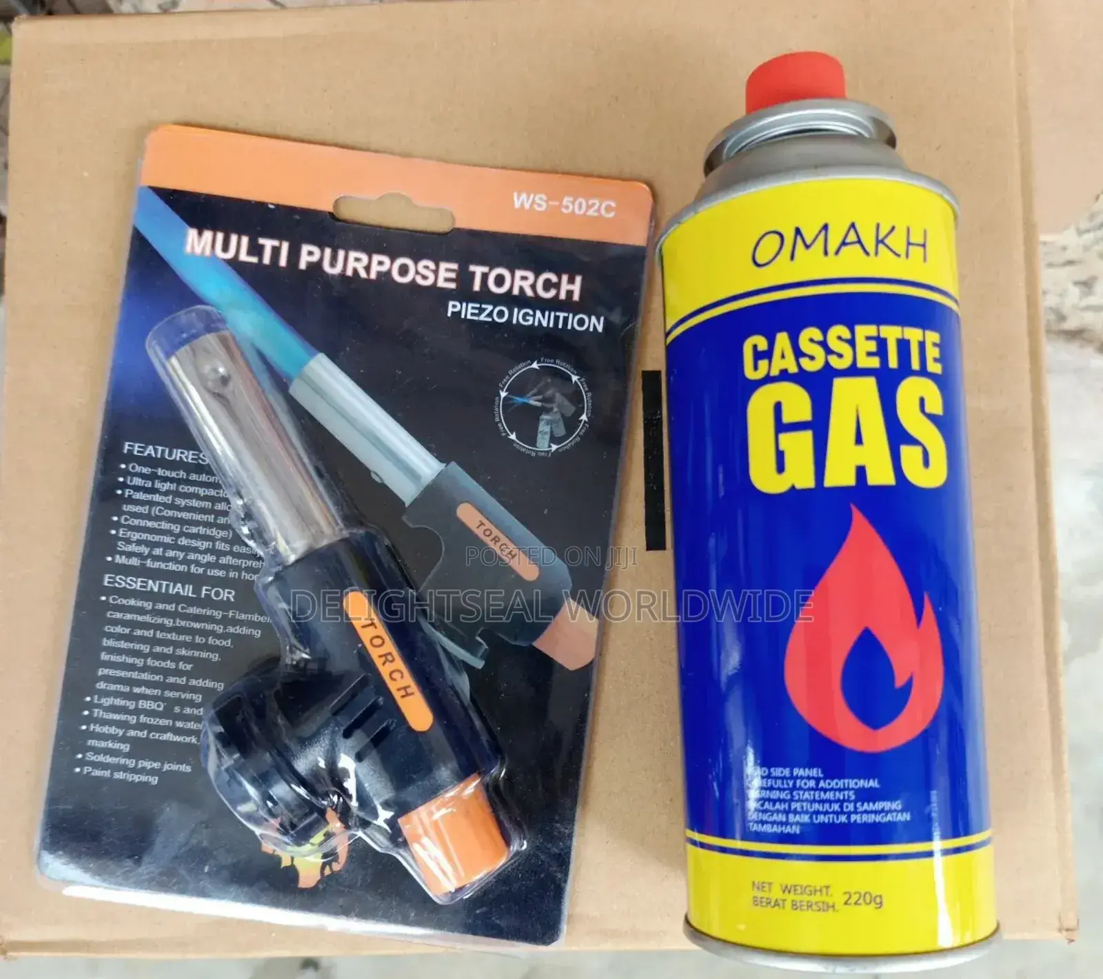 Flame Gun With Gas Can