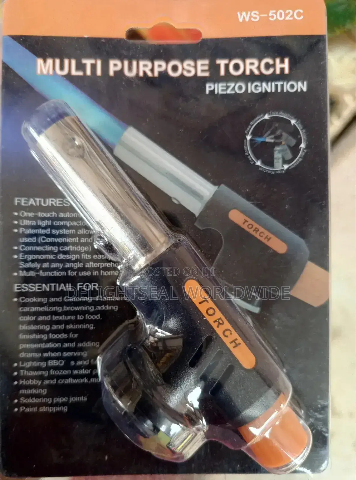 Flame Gun With Gas Can