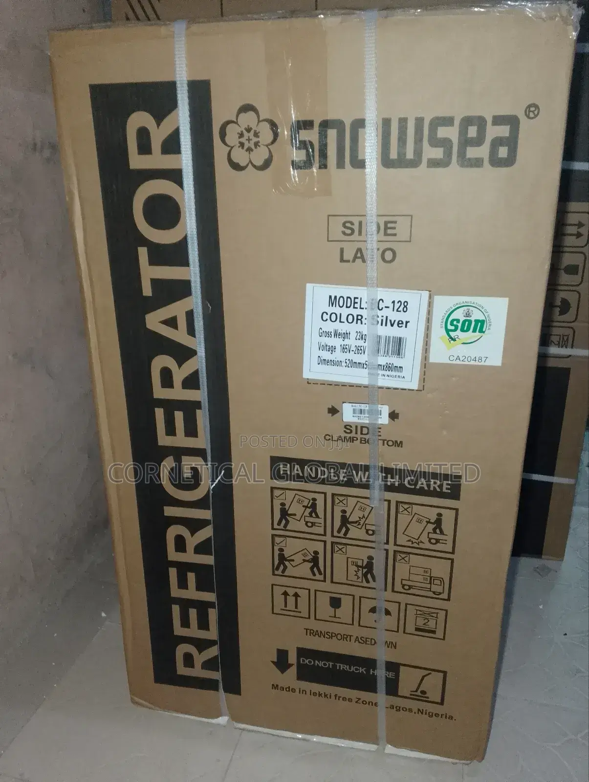 Snowsea 128 Liters Bedside Refrigerator - Freezer Bc-128