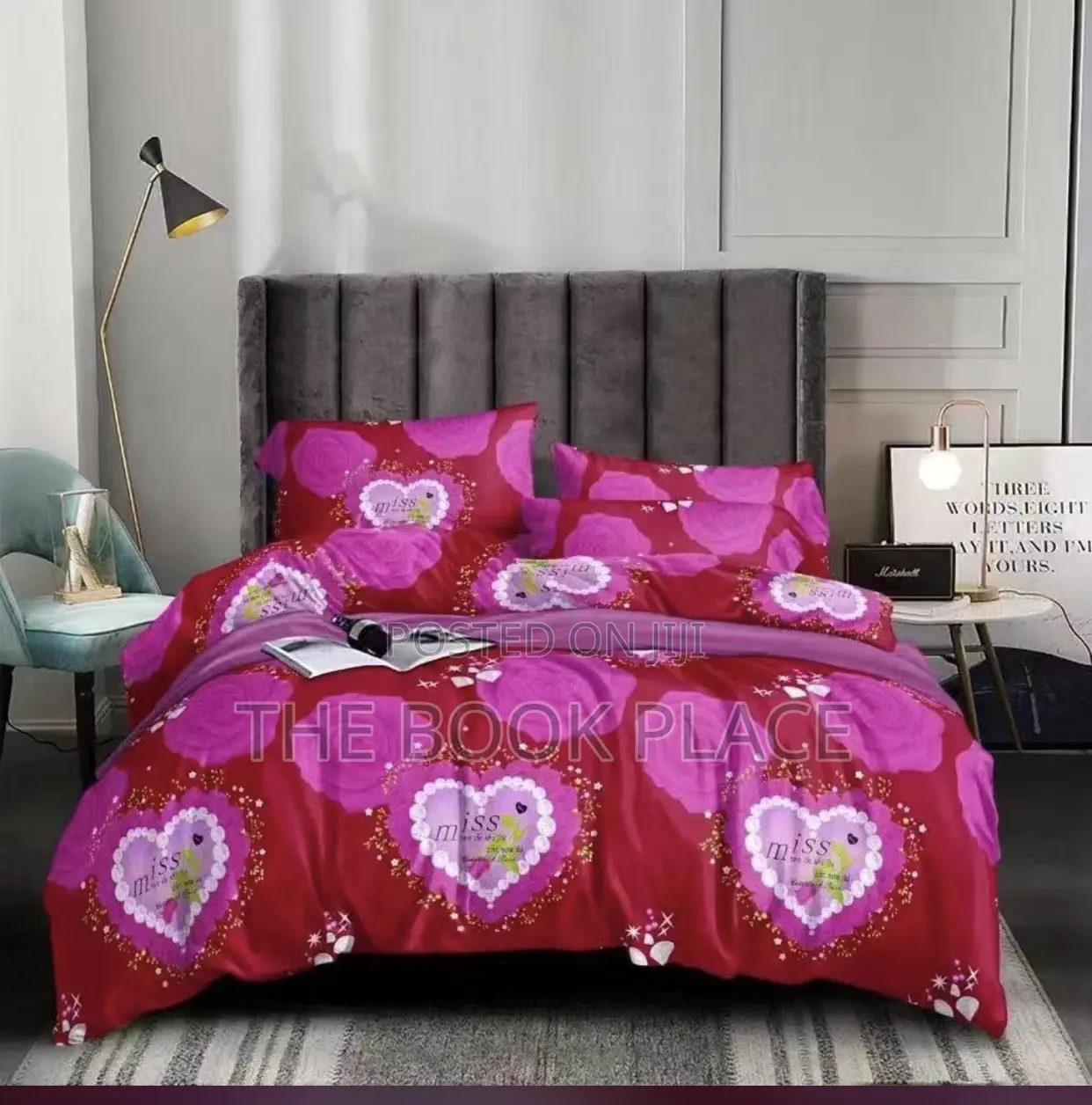 Pinkish Colored Bedsheet Only