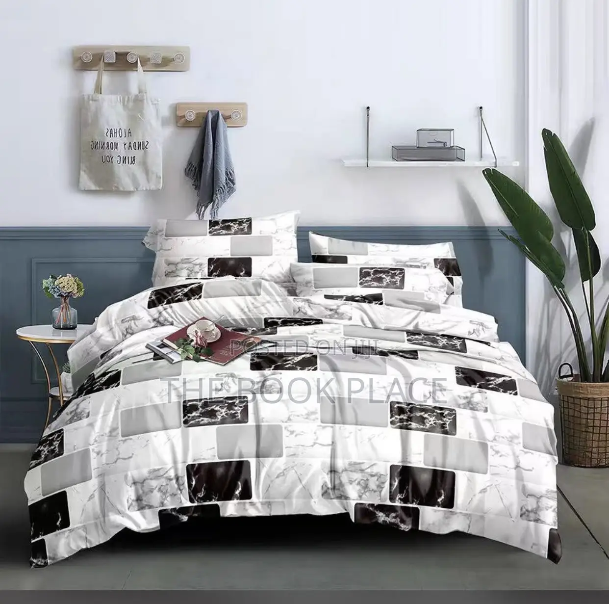 White Color American Bedsheets With 4pillow Case