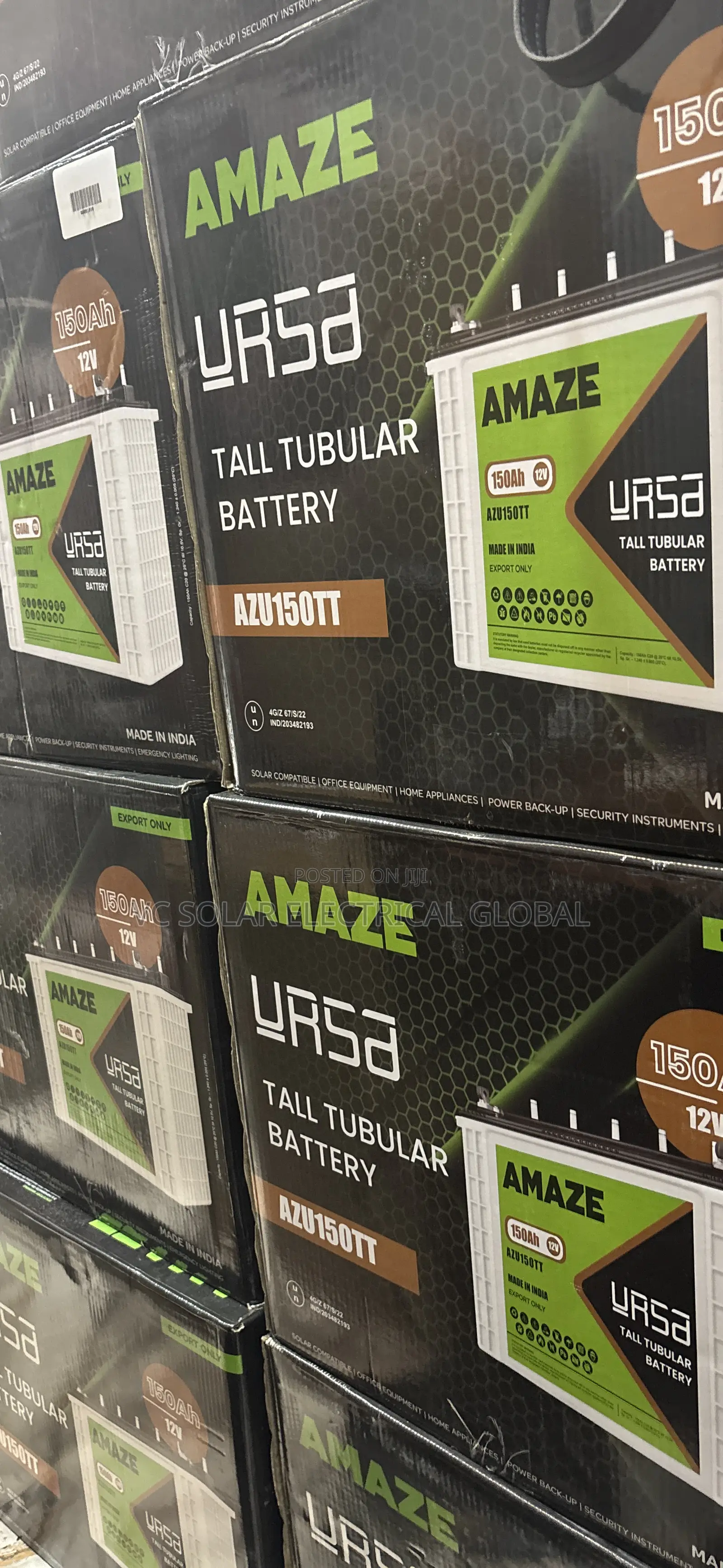 150ah Amaze Tall Tall Tubular Battery Built for Storage