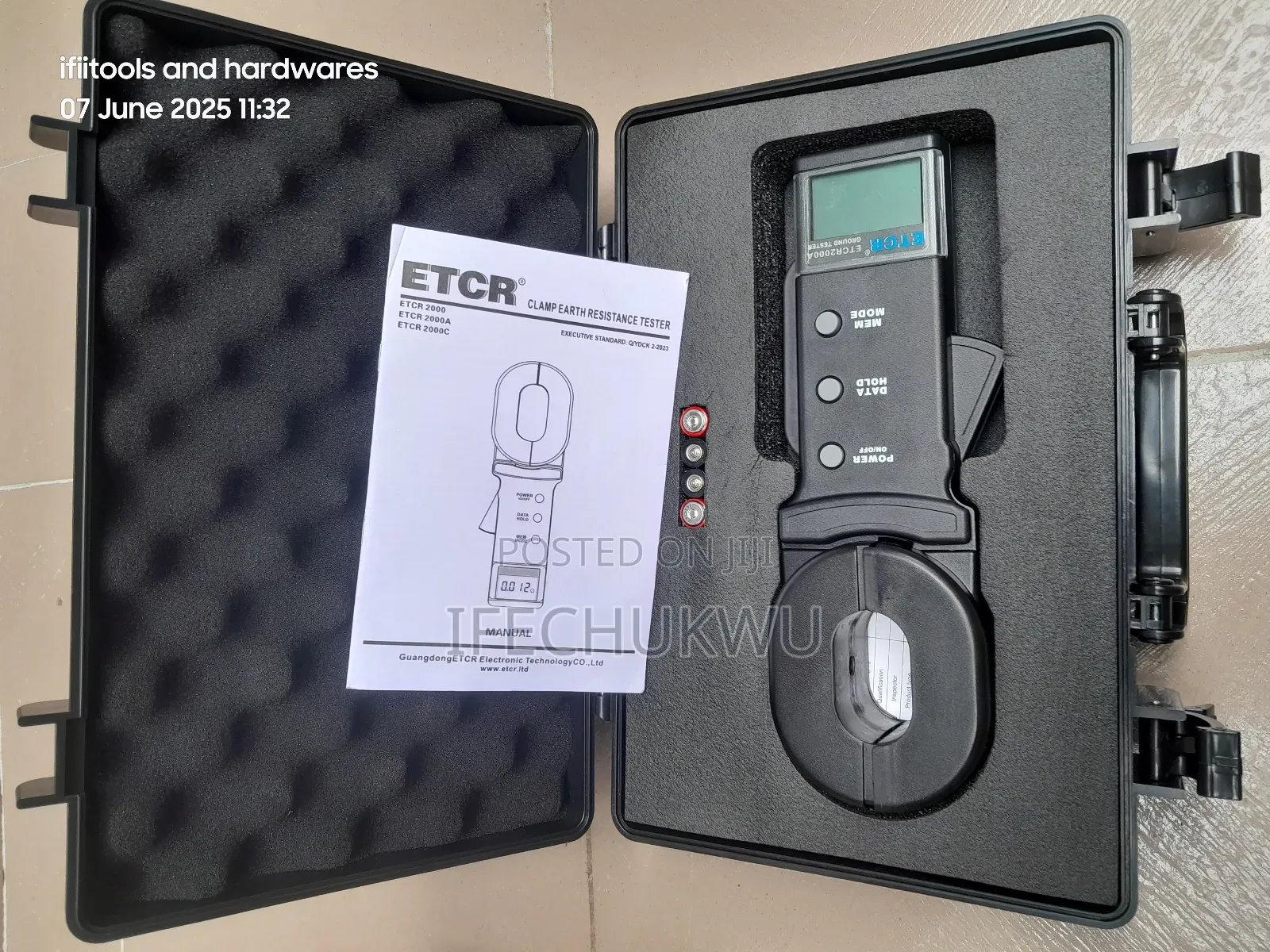 Earth Resistance Tester Clamp Type