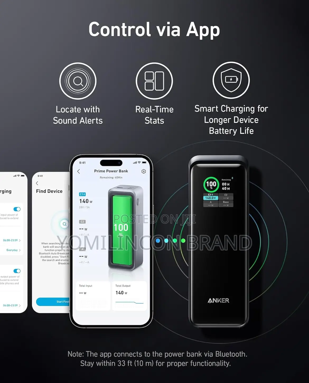 Anker Prime 27,650mah Power Bank (250w) With 100w Charging.