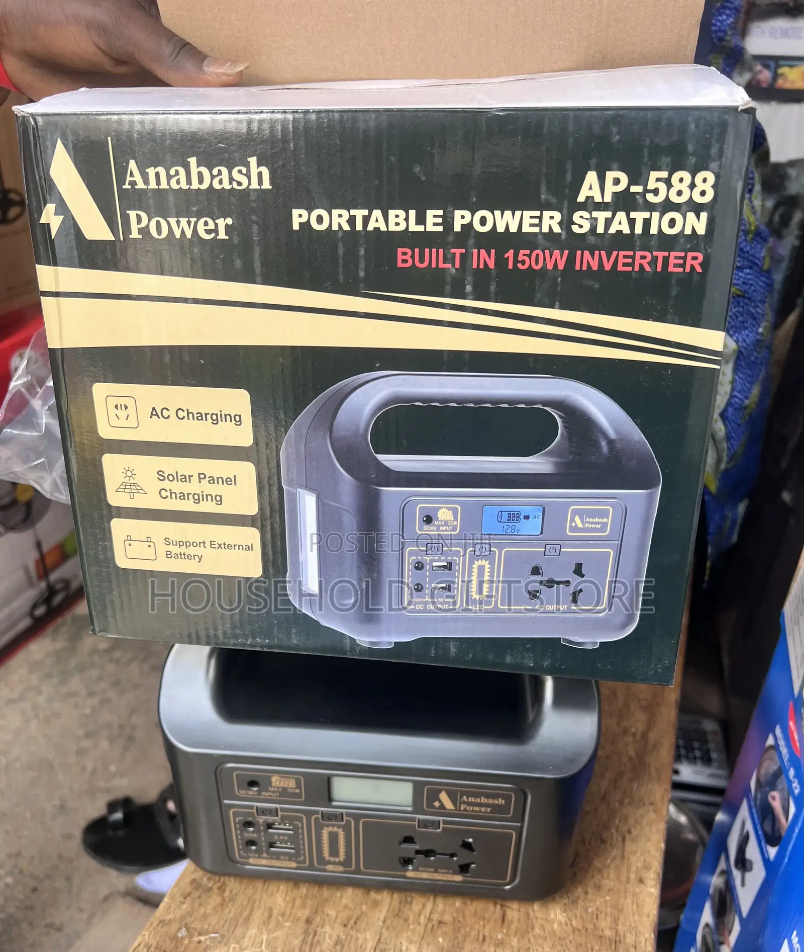 Anabash 150watts Solar Inverter Power Station
