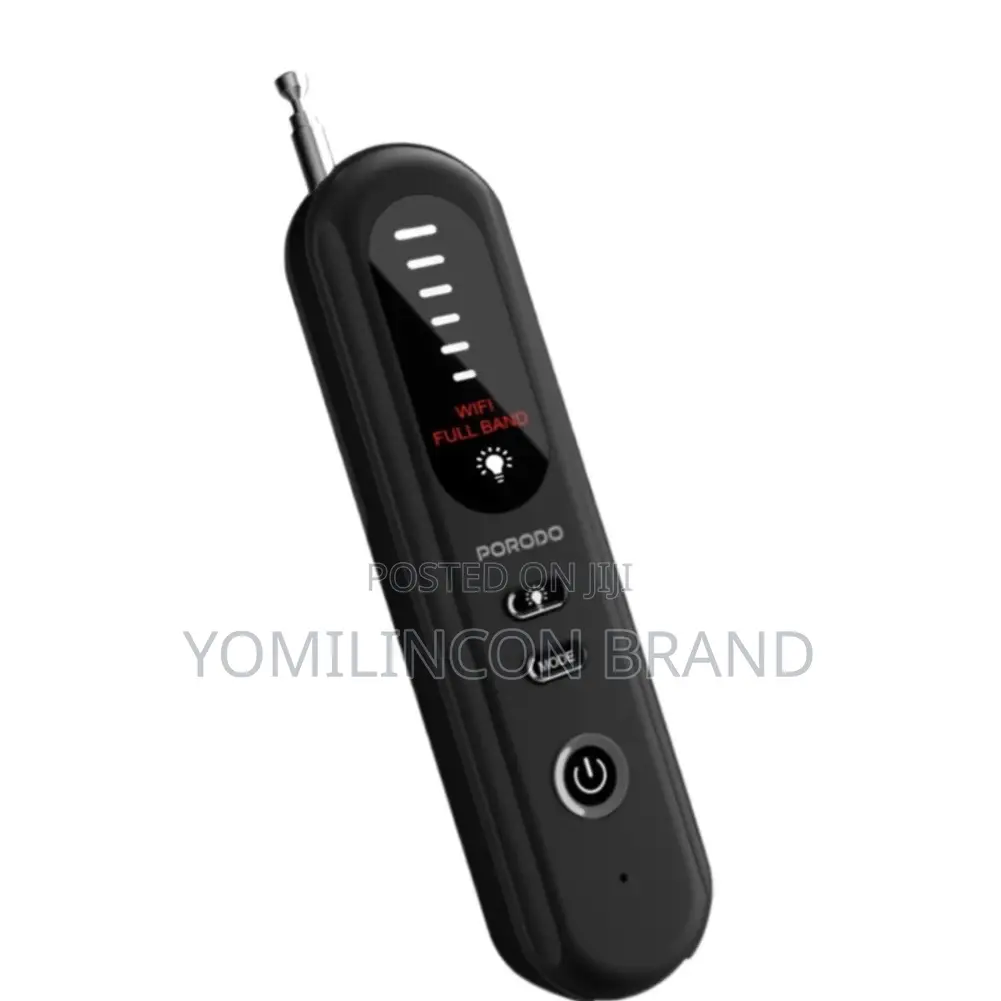 Porodo Spy Guard Wireless Signal Camera Detector - Black