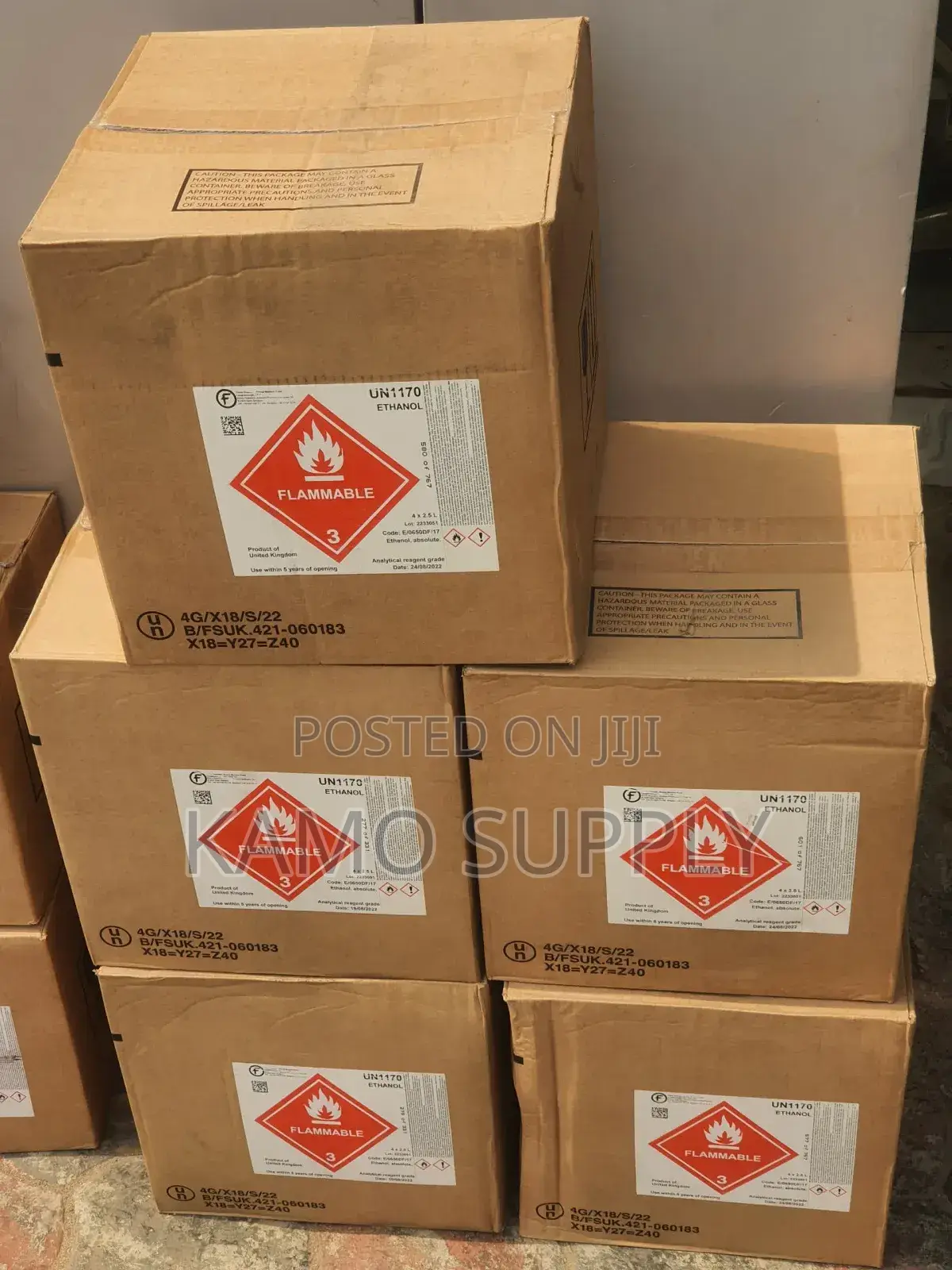 Fisher Scientific Laboratory Chemicals 2.5ltrs U.K
