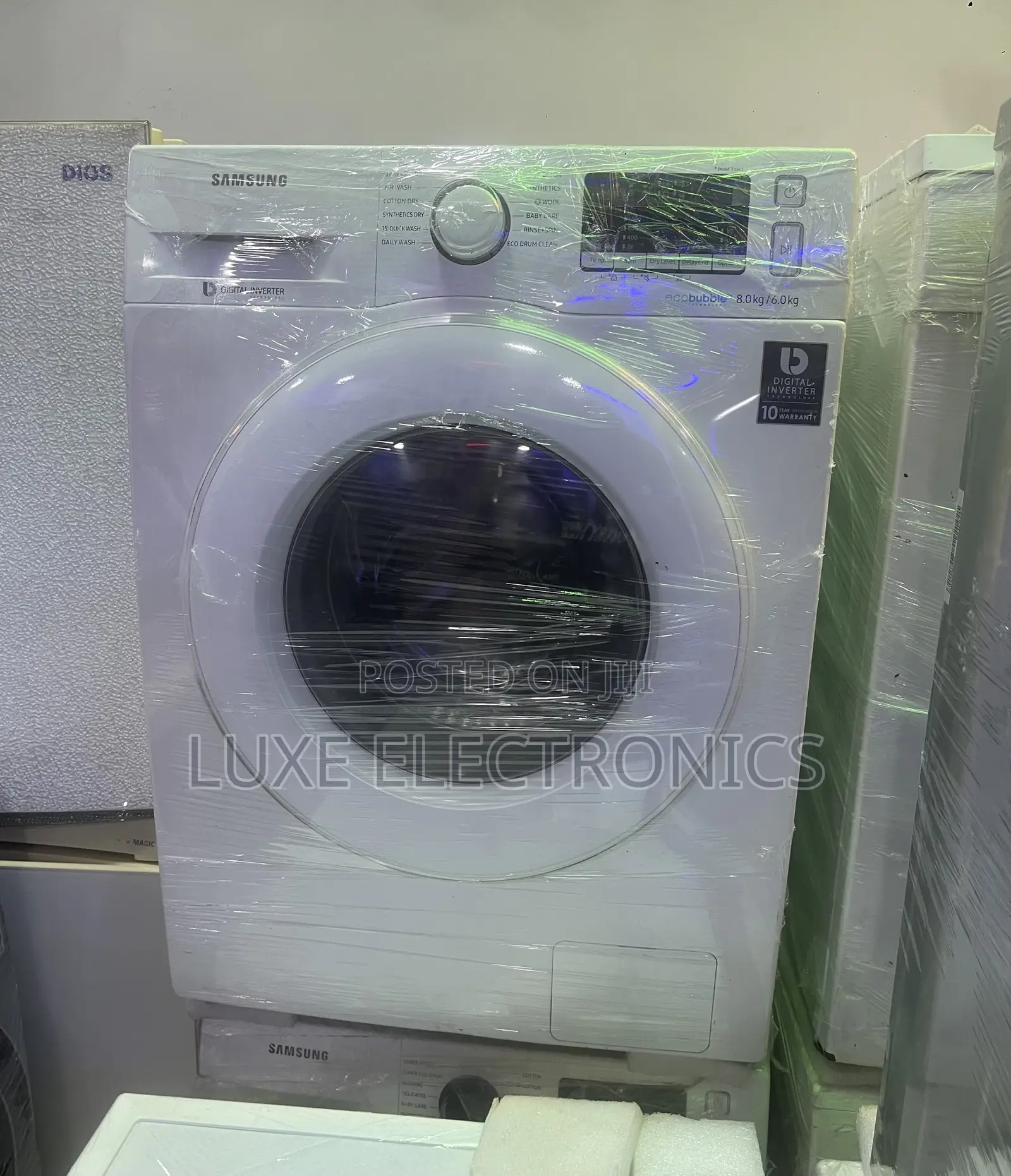 8k Samsung Digital Inverter Wash & Dry Washing Machine Uk