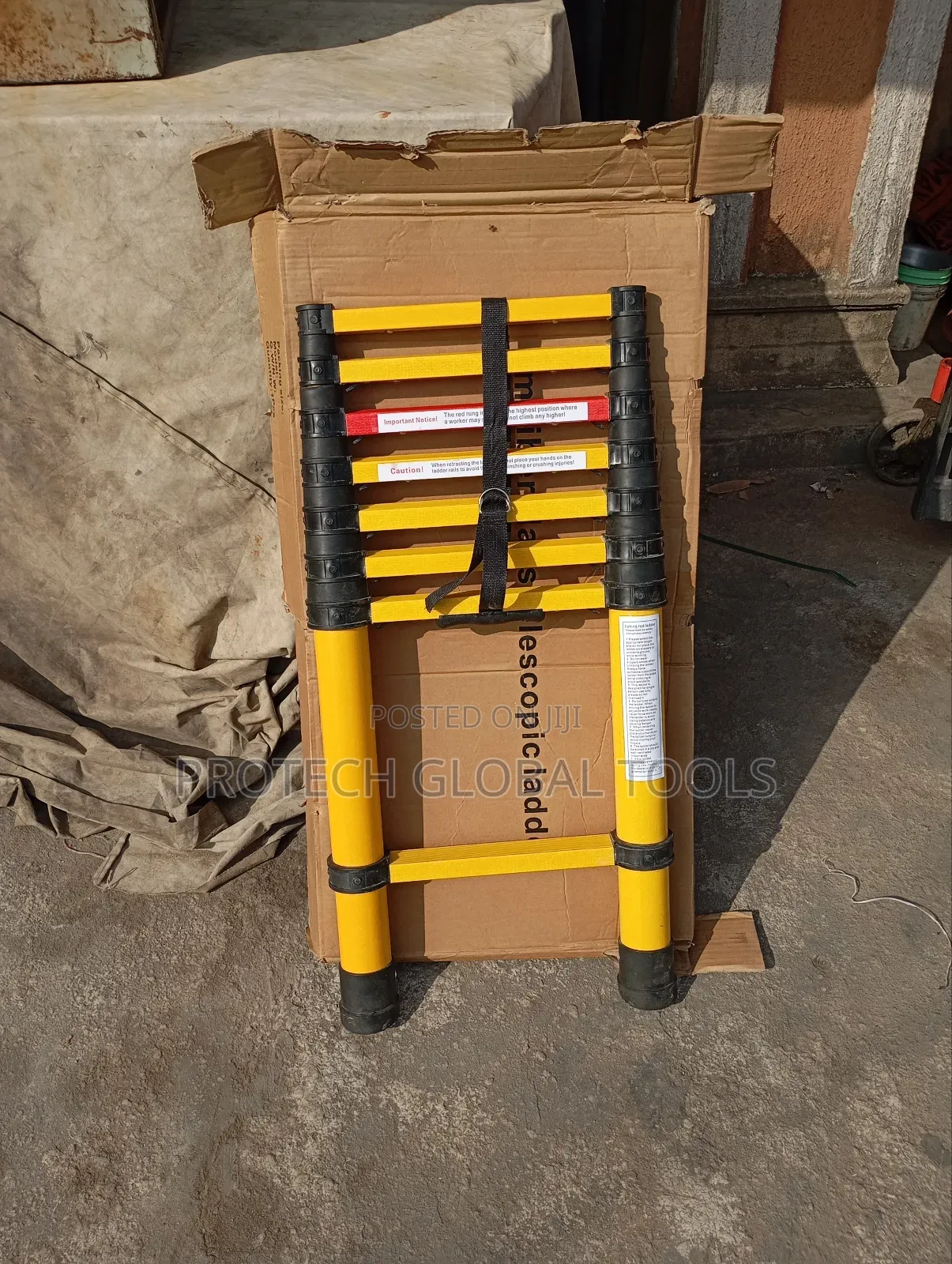 3 Meters Fibre Telescopic Ladder