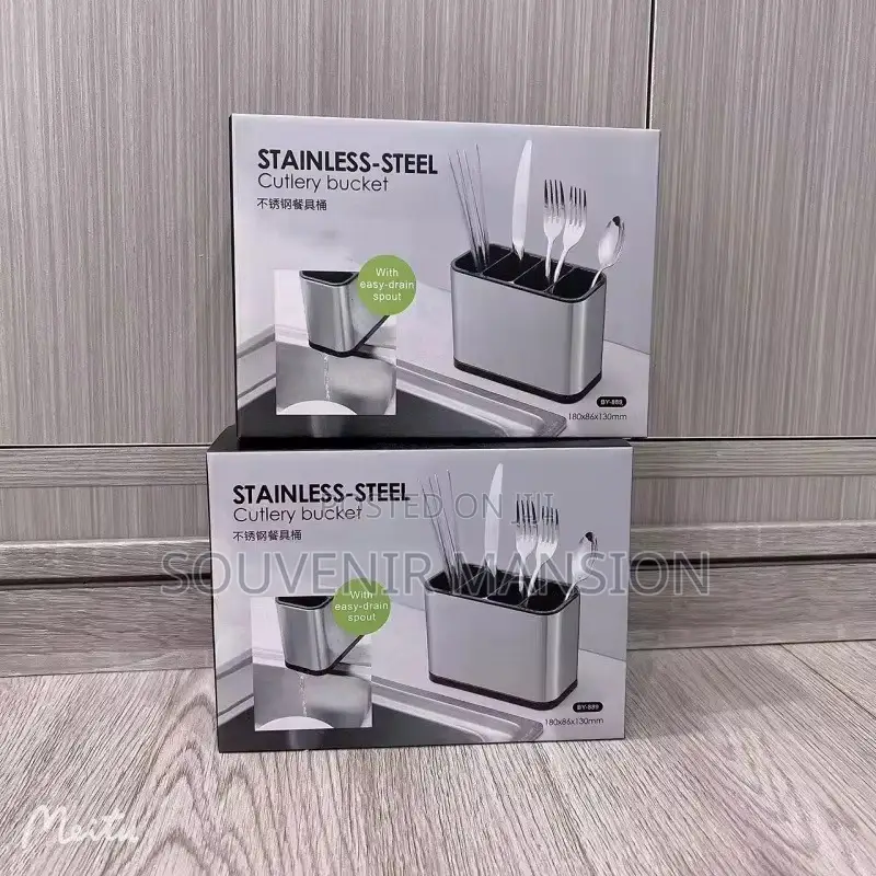Stainless Steel Kitchen Cutlery Holder