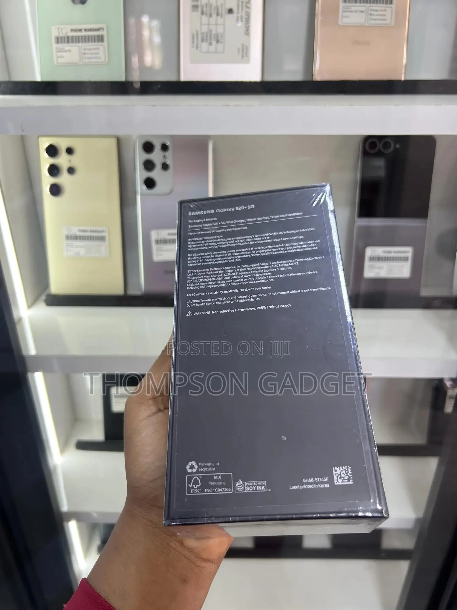 New Samsung Galaxy S20+ 128 GB Black