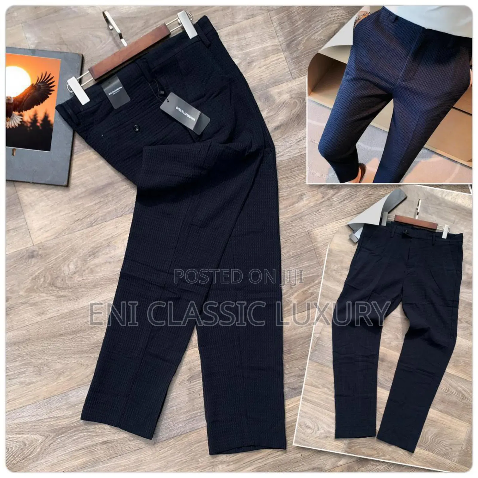 Classic Men's Luxury Designer Chino Pants 👖 Trousers D & G