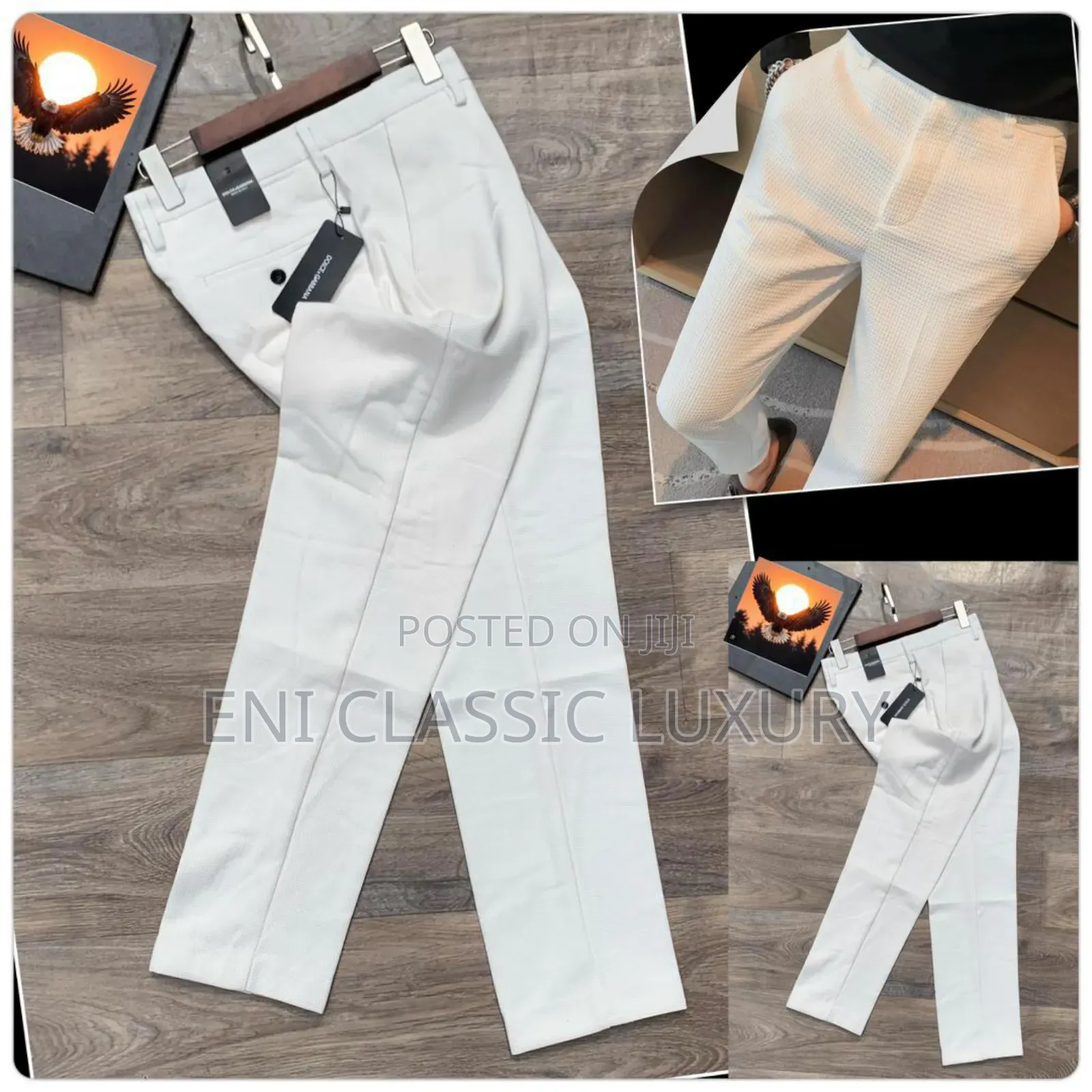 Classic Men's Luxury Designer Chino Pants 👖 Trousers D & G