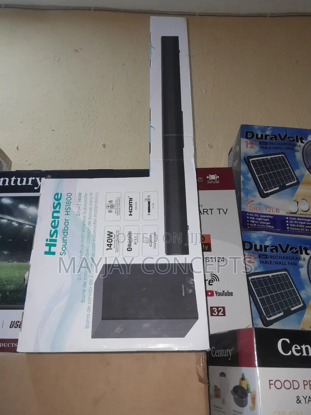 Hisense 140w Hs1800 Soundbar With Wireless Subwoofer