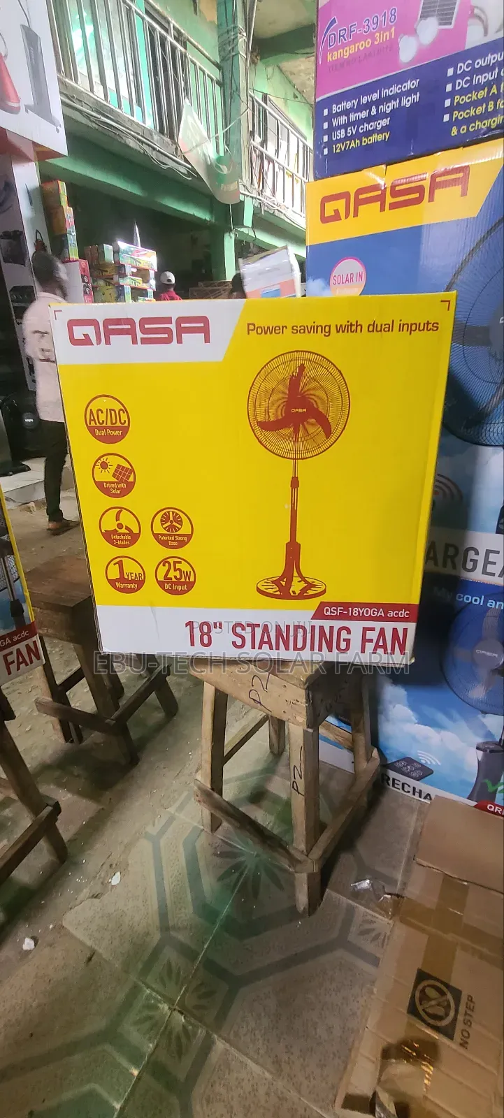 18inches Qasa Reachable Fan Ac/Dc