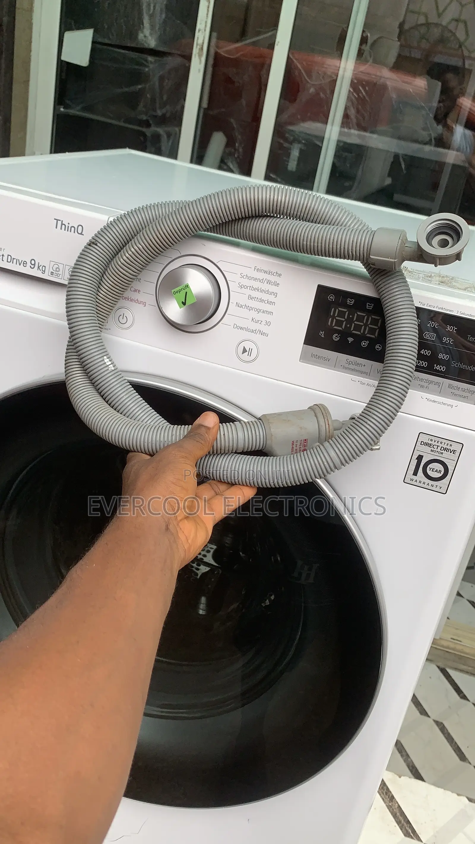 Premium 2023 Lg Inverter 9kg Washing Machine With Wi-Fi