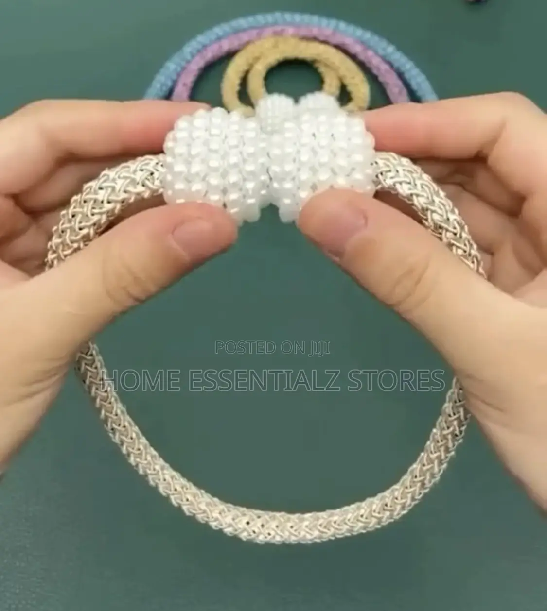 Curtain Holders (6 Pieces) - Magnetic Curtains Tiebacks