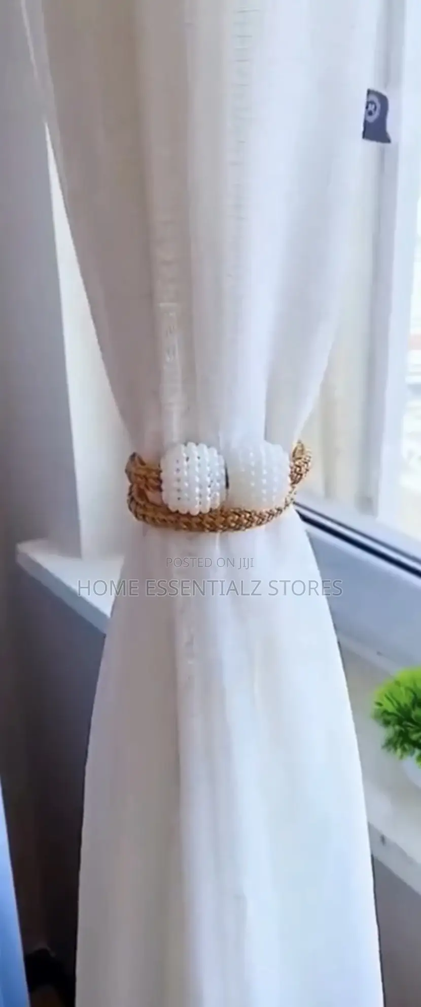 Curtain Holders (6 Pieces) - Magnetic Curtains Tiebacks