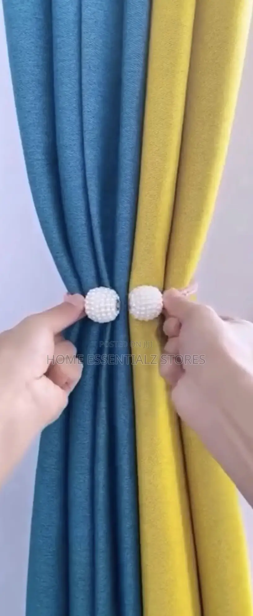 Curtain Holders (6 Pieces) - Magnetic Curtains Tiebacks