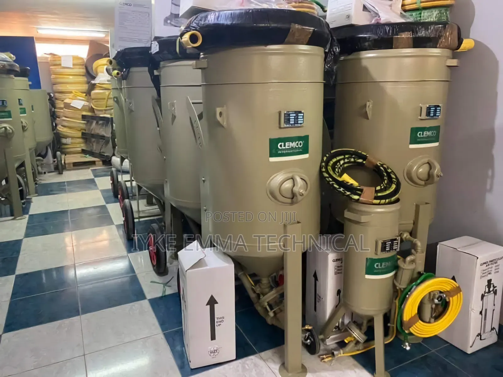 Clemco Sandblasting Pot 200ltrs