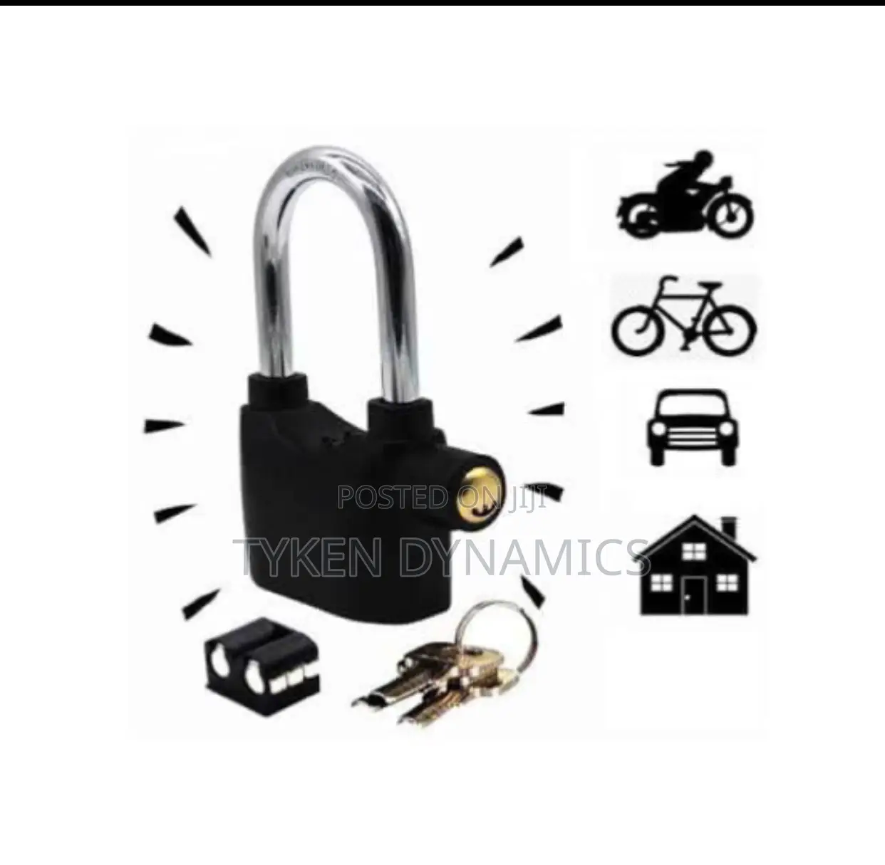 Anti Theft Alarm Clock With Batteries