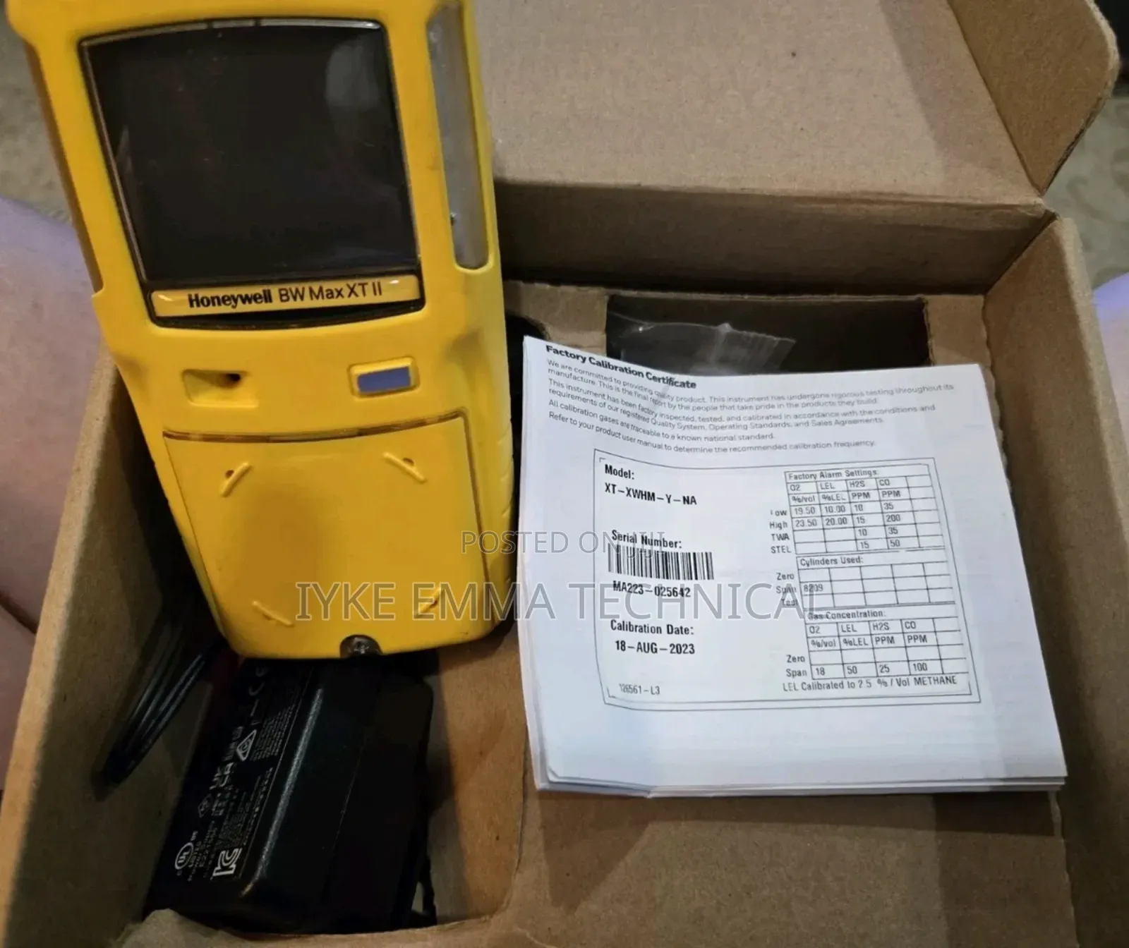 Bw Honeywell Gas Alert Max Xt Ii Portable Pump Gas Detector