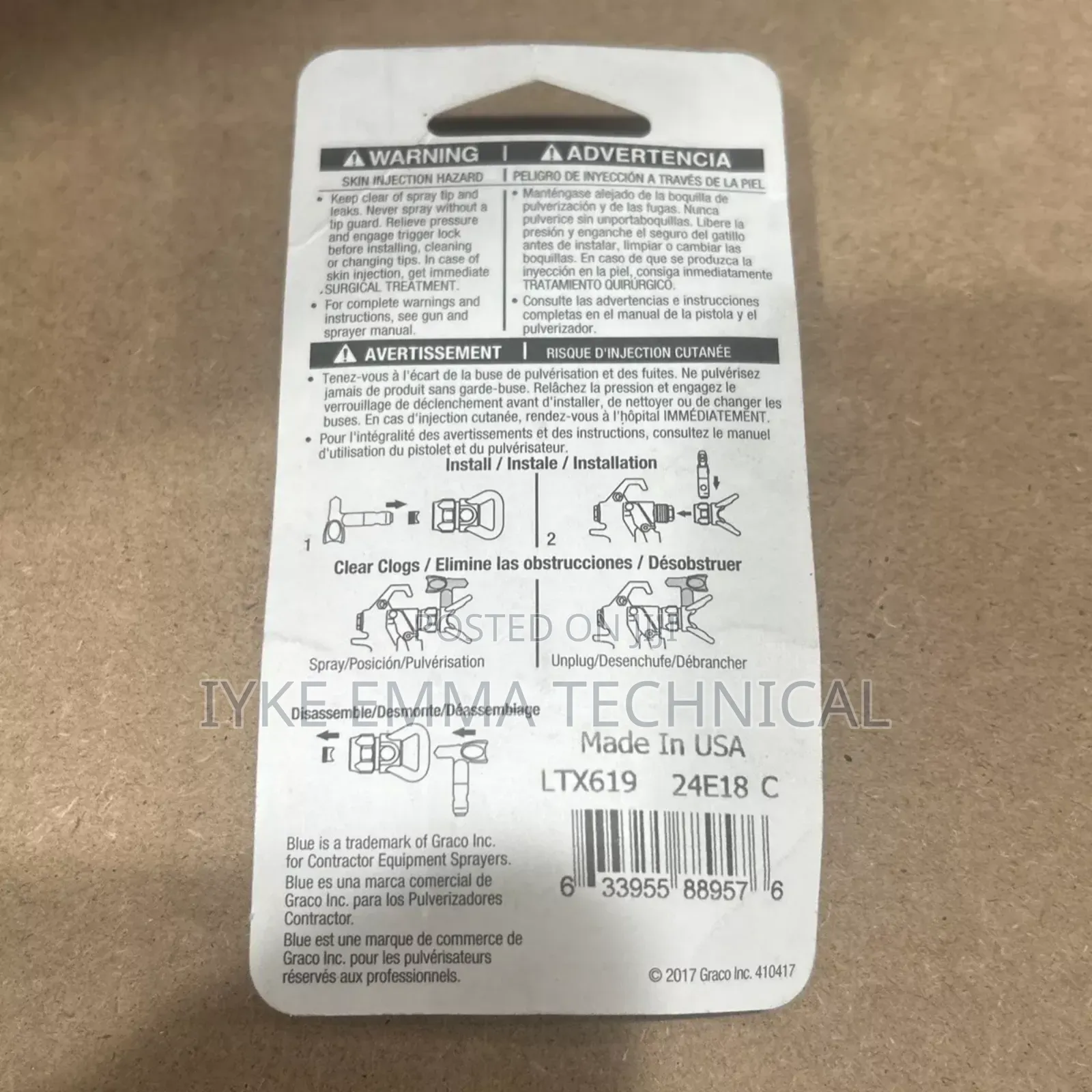 Graco Switch Tip (All Numbers Are Available )