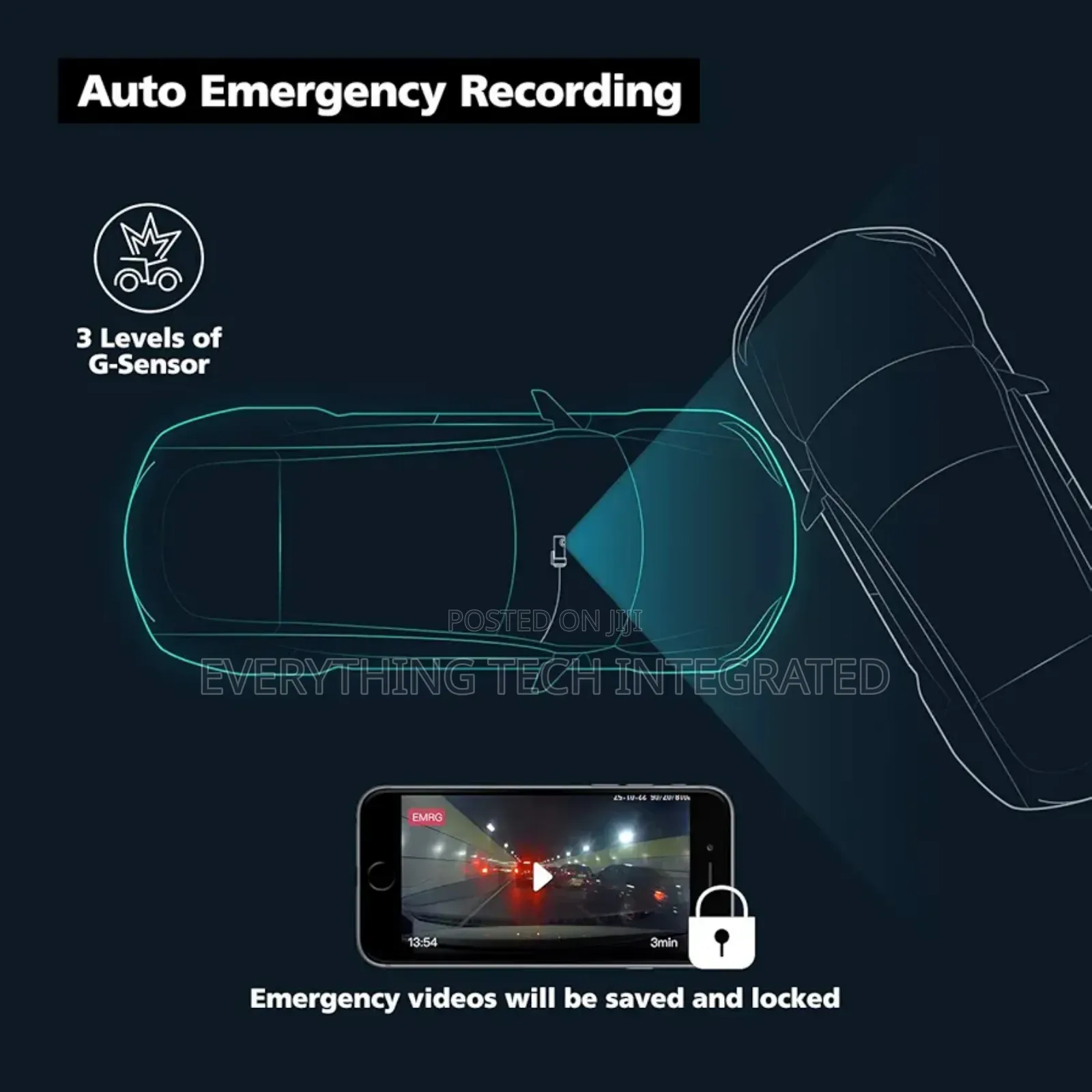 Nonda Zus Smart Dash Cam With Zus App, Hd 1080p Video, 140°