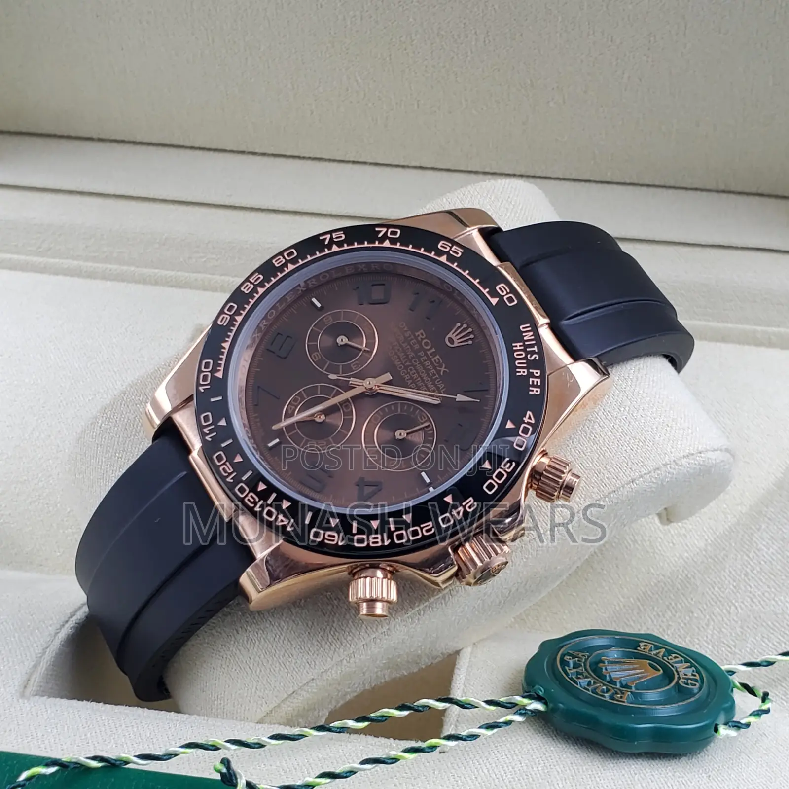 Luxury Rubber Strap X Chronograph Rolex
