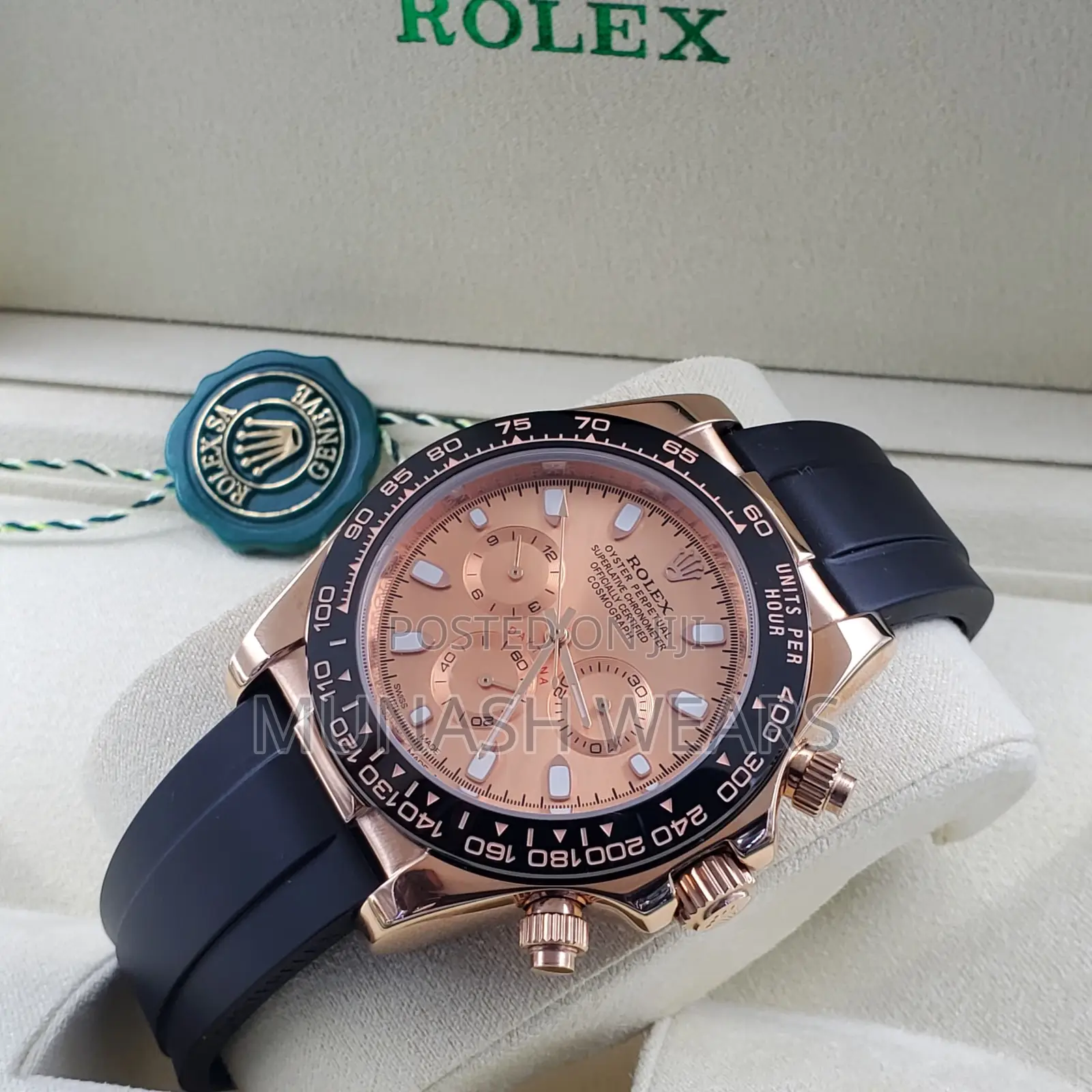 Luxury Rubber Strap X Chronograph Rolex
